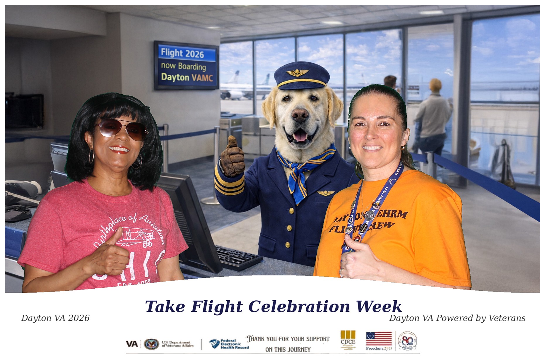 Dayton VAMC 2026 Take Flight Celebration Week | View more photos from the event at gallery.photoboothcincy.com/u/PhotoBoothCincy/Dayton-VAMC-2026-Take-Flight-Celebration-Week