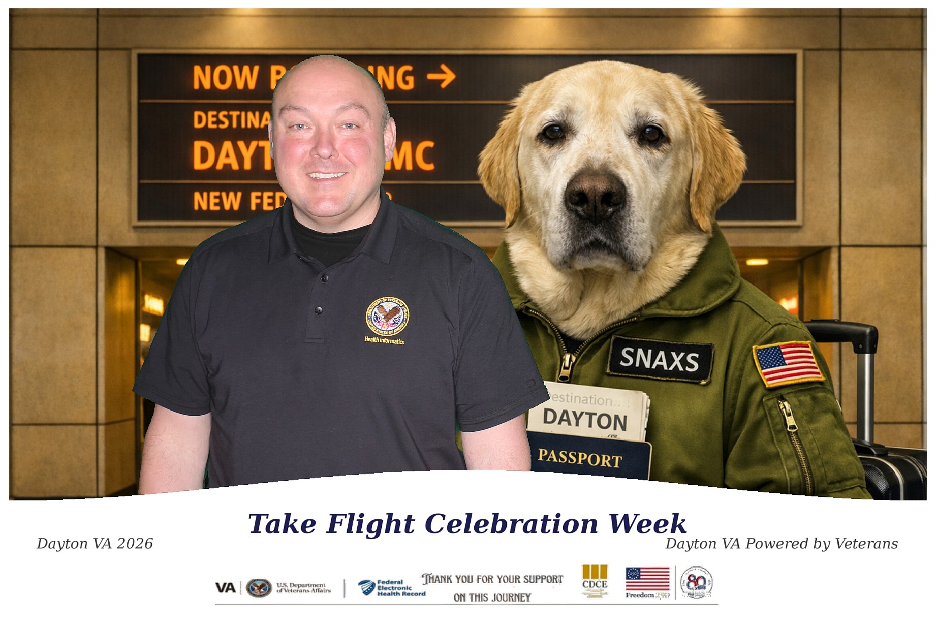 Dayton VAMC 2026 Take Flight Celebration Week | View more photos from the event at gallery.photoboothcincy.com/u/PhotoBoothCincy/Dayton-VAMC-2026-Take-Flight-Celebration-Week