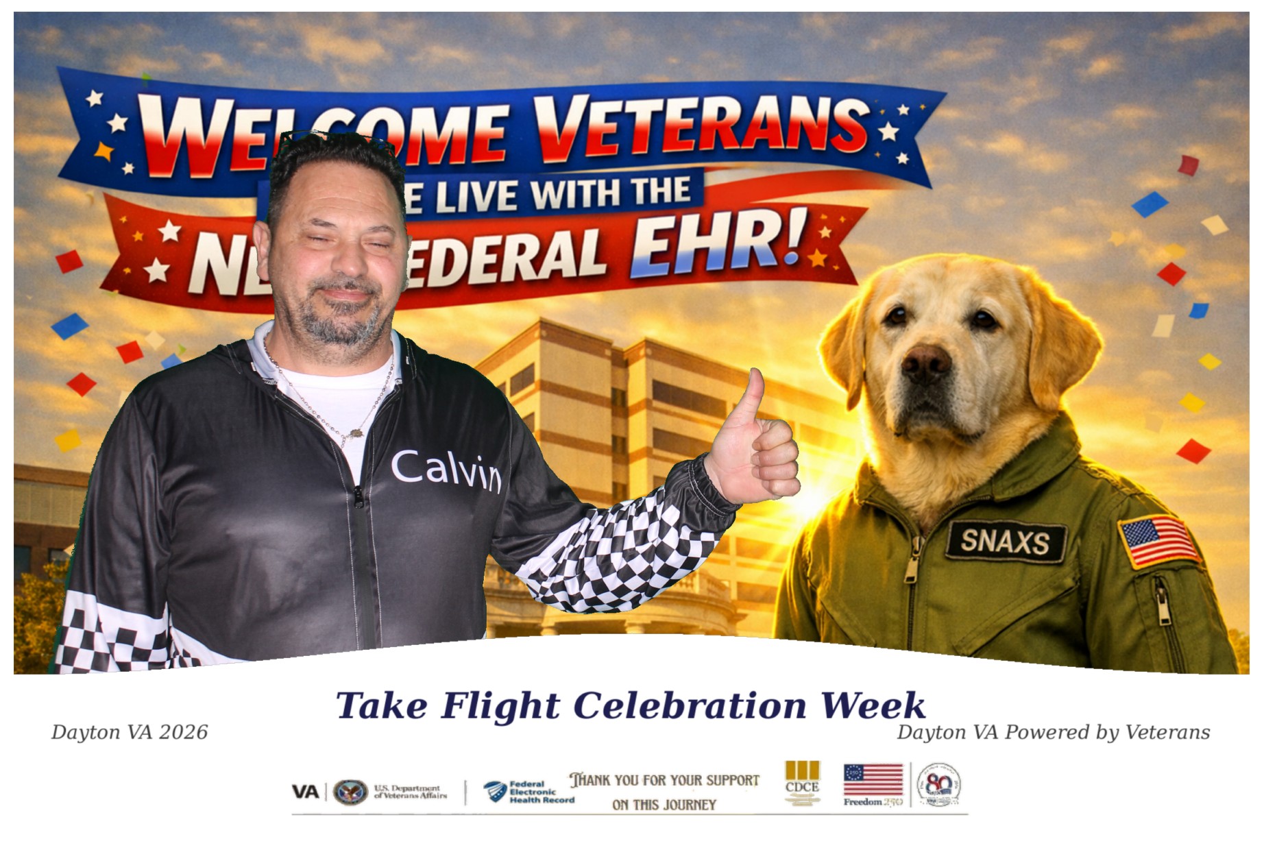Dayton VAMC 2026 Take Flight Celebration Week | View more photos from the event at gallery.photoboothcincy.com/u/PhotoBoothCincy/Dayton-VAMC-2026-Take-Flight-Celebration-Week