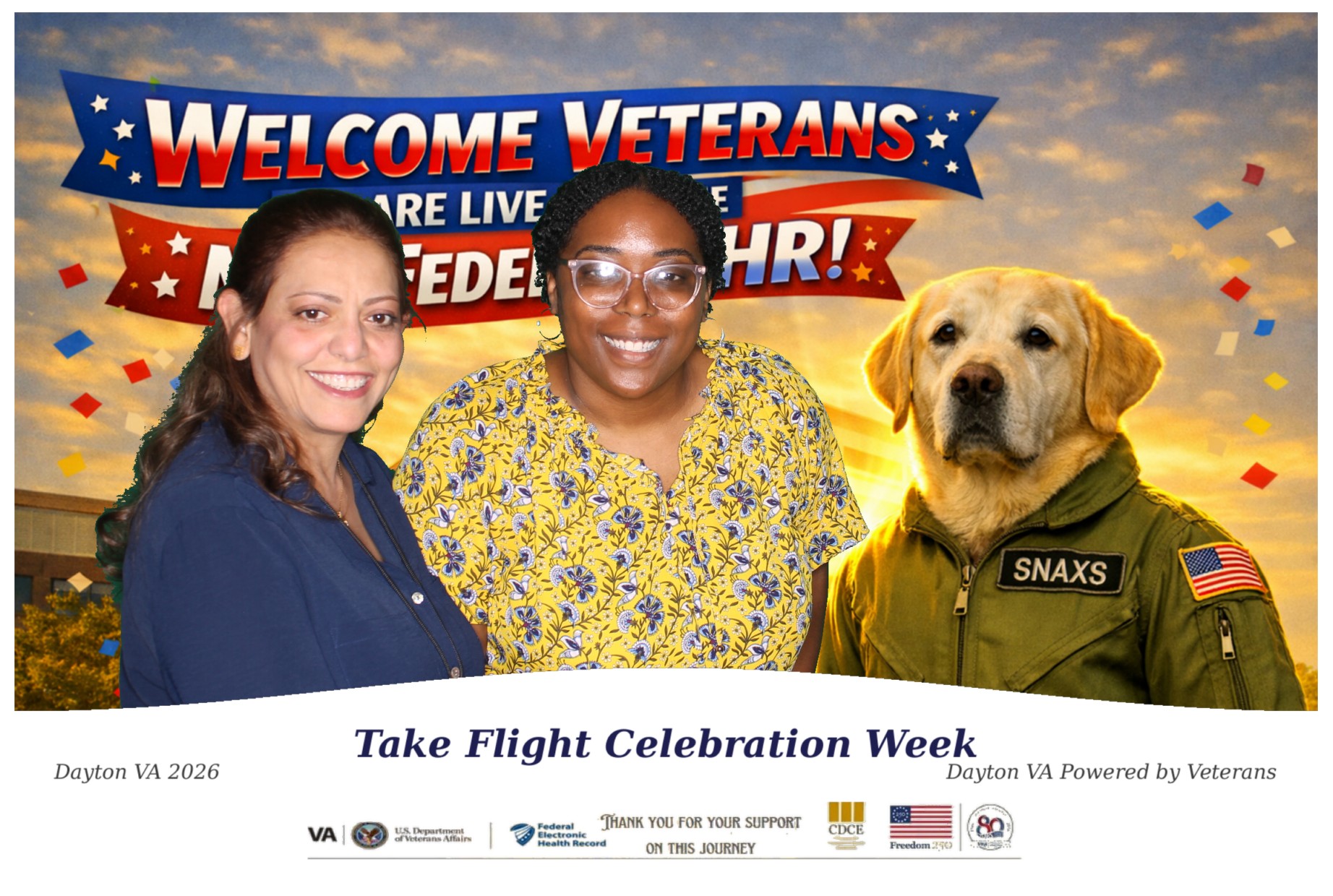 Dayton VAMC 2026 Take Flight Celebration Week | View more photos from the event at gallery.photoboothcincy.com/u/PhotoBoothCincy/Dayton-VAMC-2026-Take-Flight-Celebration-Week