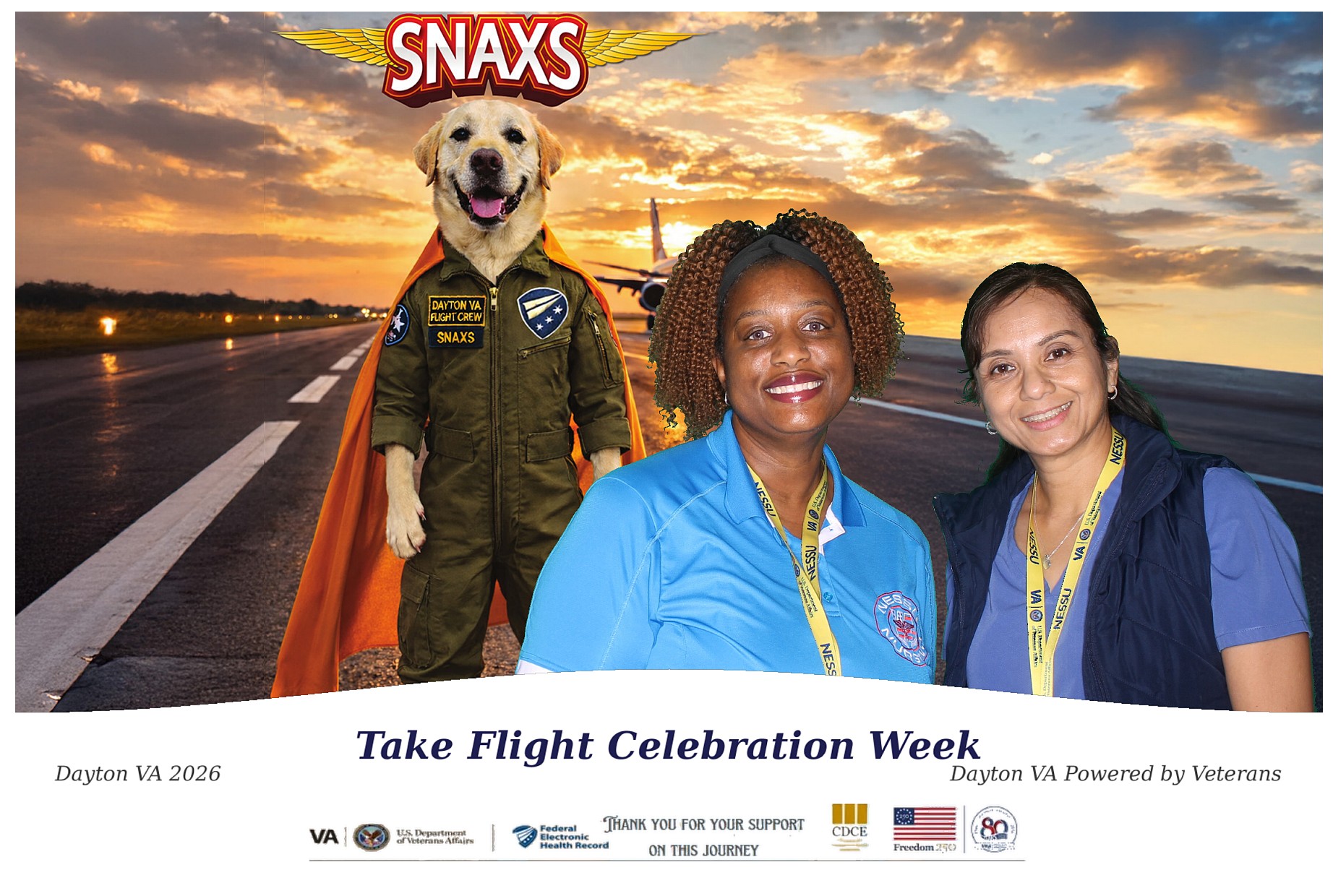 Dayton VAMC 2026 Take Flight Celebration Week | View more photos from the event at gallery.photoboothcincy.com/u/PhotoBoothCincy/Dayton-VAMC-2026-Take-Flight-Celebration-Week