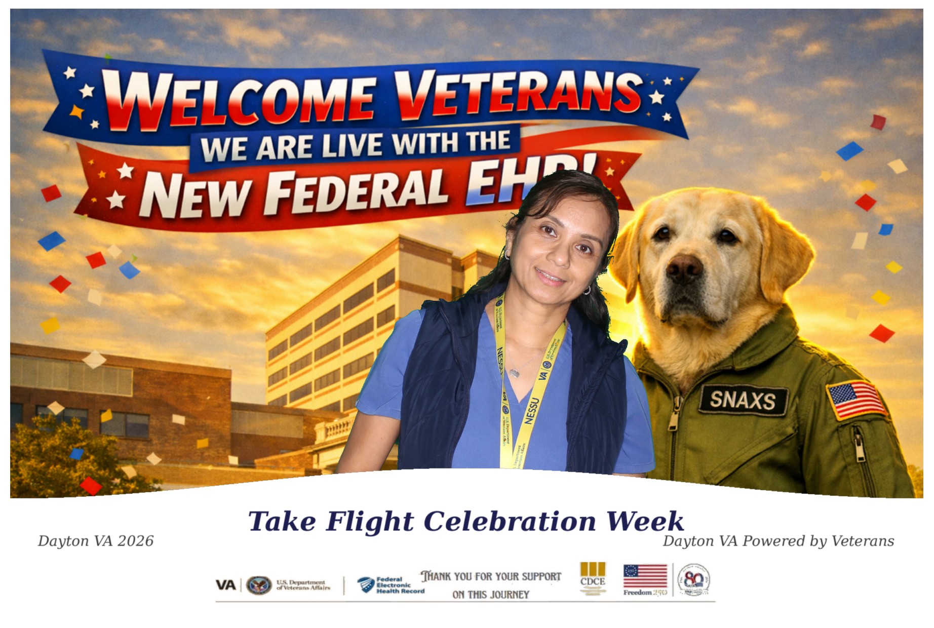 Dayton VAMC 2026 Take Flight Celebration Week | View more photos from the event at gallery.photoboothcincy.com/u/PhotoBoothCincy/Dayton-VAMC-2026-Take-Flight-Celebration-Week
