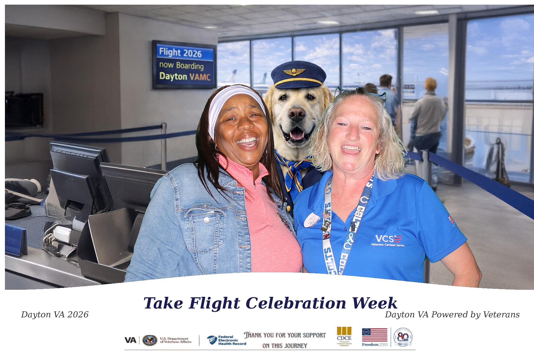 Dayton VAMC 2026 Take Flight Celebration Week | View more photos from the event at gallery.photoboothcincy.com/u/PhotoBoothCincy/Dayton-VAMC-2026-Take-Flight-Celebration-Week