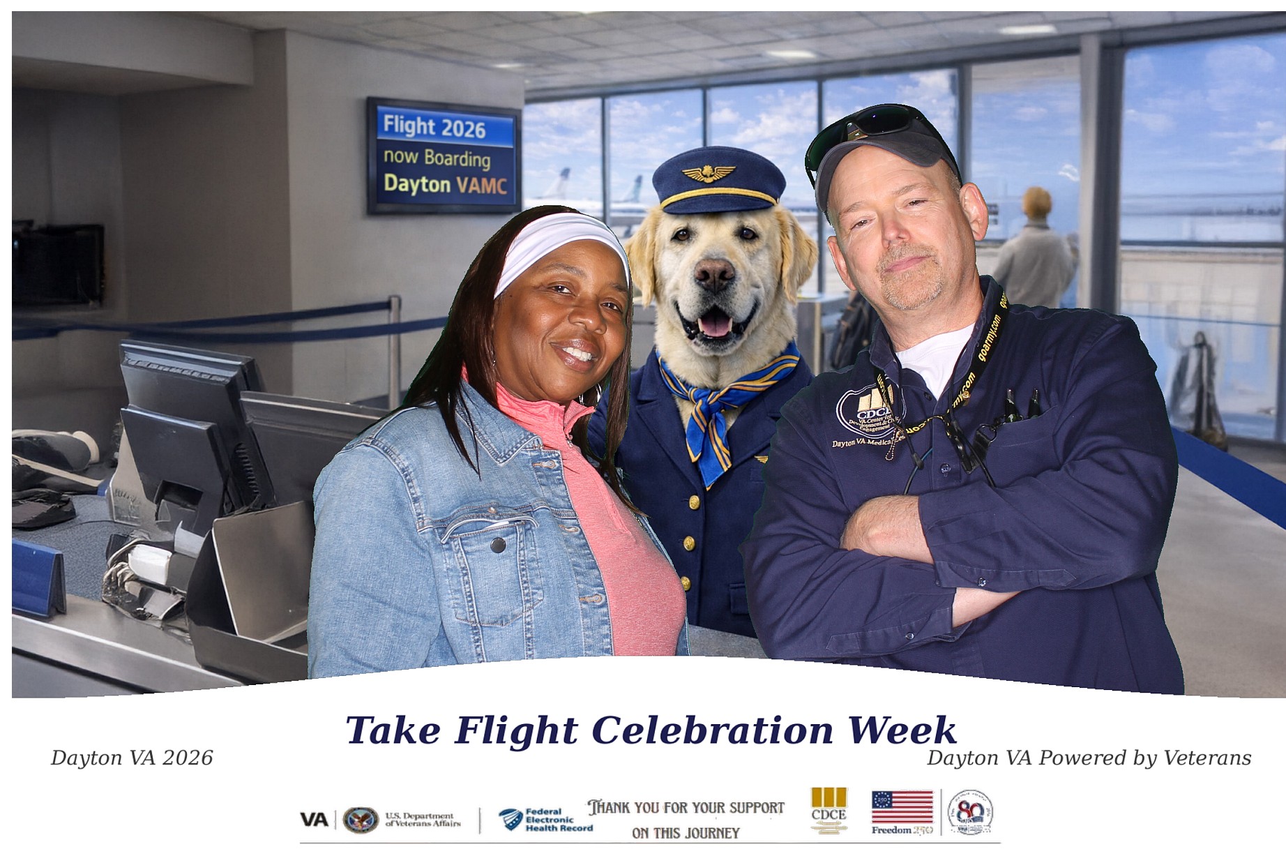 Dayton VAMC 2026 Take Flight Celebration Week | View more photos from the event at gallery.photoboothcincy.com/u/PhotoBoothCincy/Dayton-VAMC-2026-Take-Flight-Celebration-Week