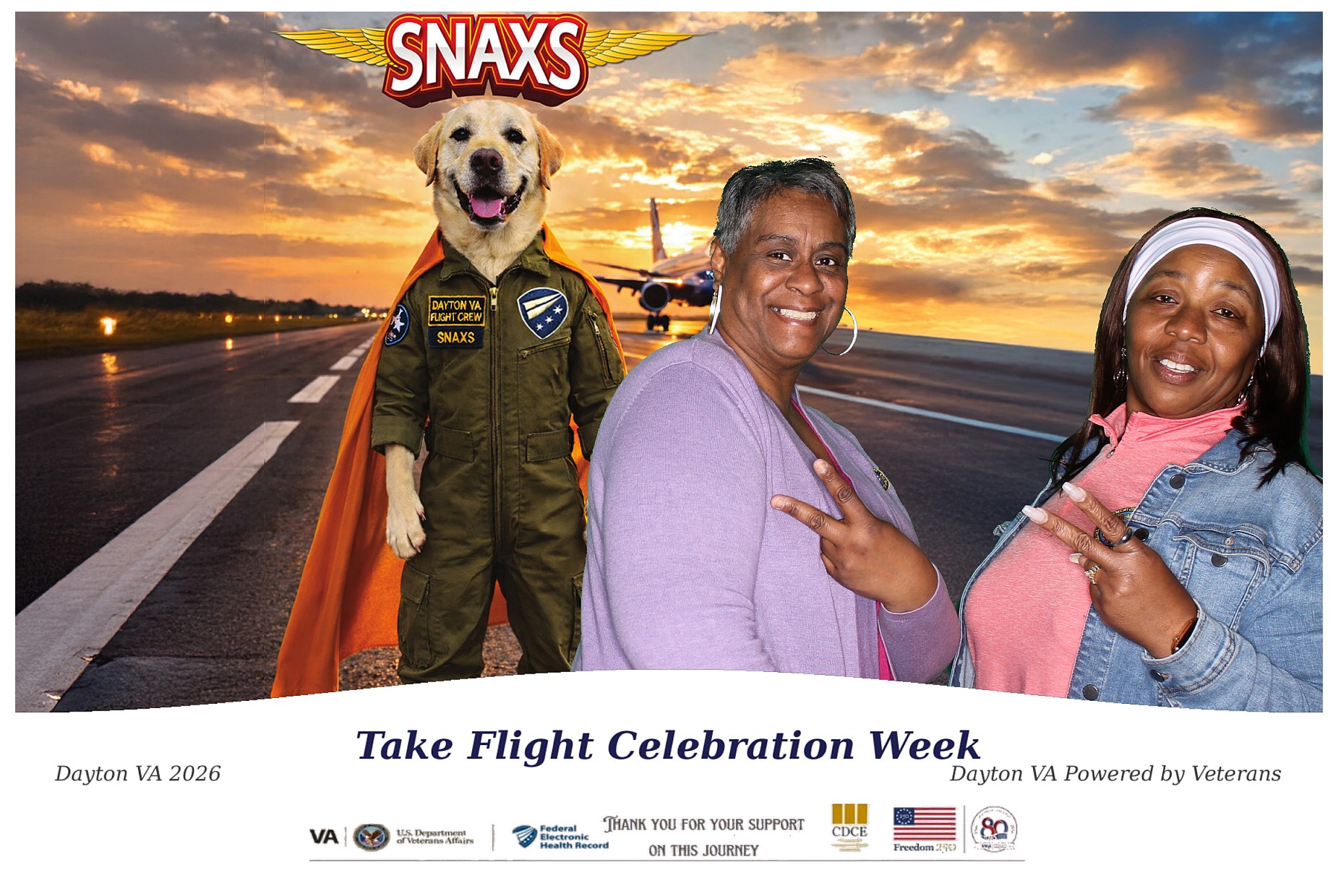 Dayton VAMC 2026 Take Flight Celebration Week | View more photos from the event at gallery.photoboothcincy.com/u/PhotoBoothCincy/Dayton-VAMC-2026-Take-Flight-Celebration-Week