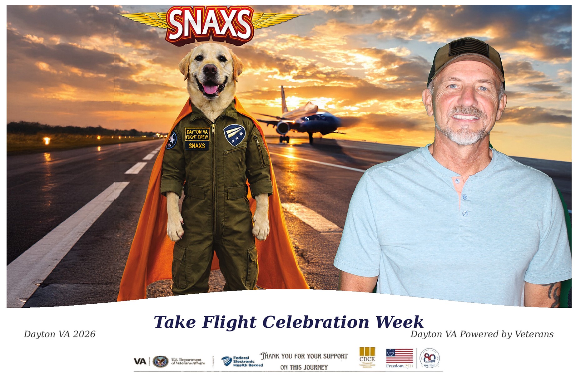 Dayton VAMC 2026 Take Flight Celebration Week | View more photos from the event at gallery.photoboothcincy.com/u/PhotoBoothCincy/Dayton-VAMC-2026-Take-Flight-Celebration-Week