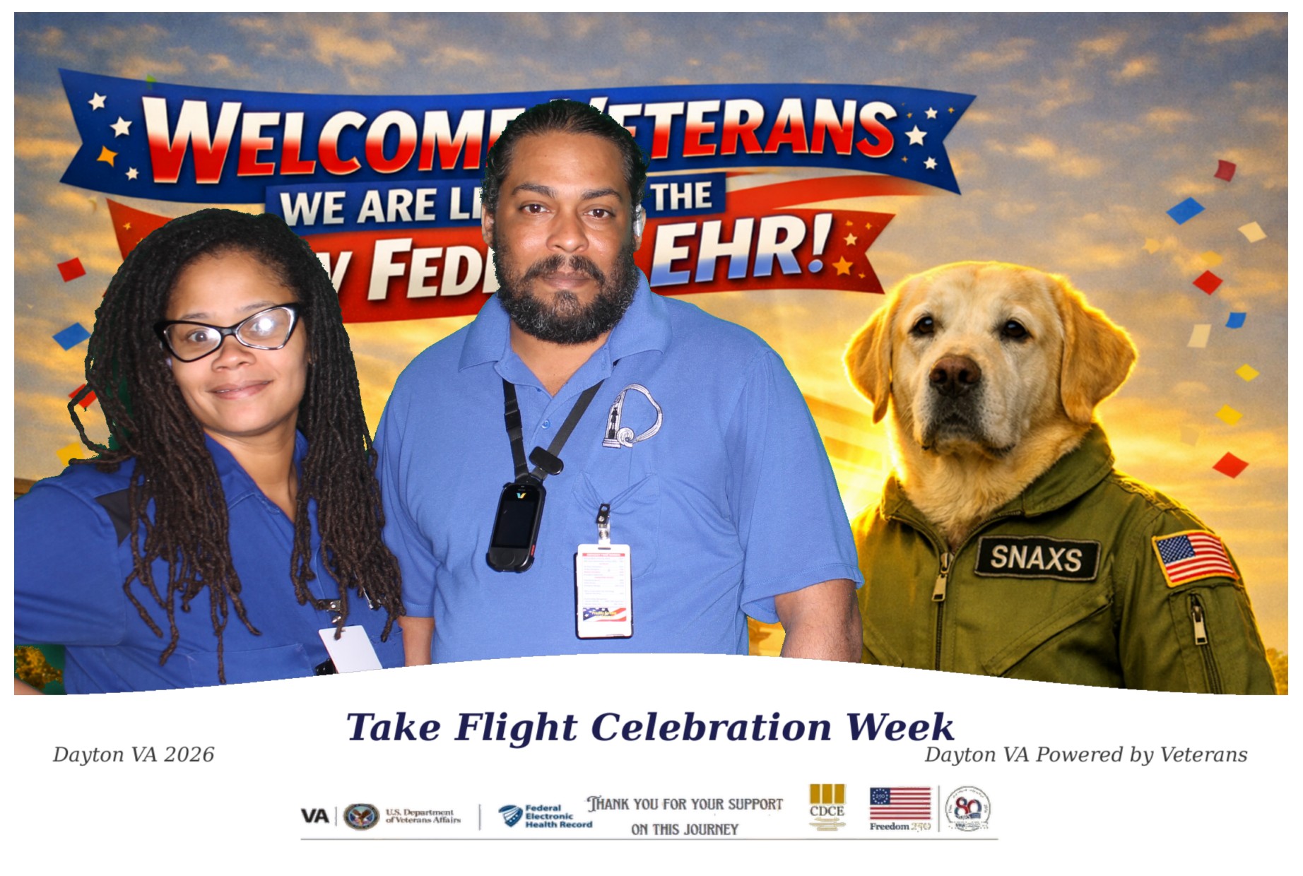 Dayton VAMC 2026 Take Flight Celebration Week | View more photos from the event at gallery.photoboothcincy.com/u/PhotoBoothCincy/Dayton-VAMC-2026-Take-Flight-Celebration-Week