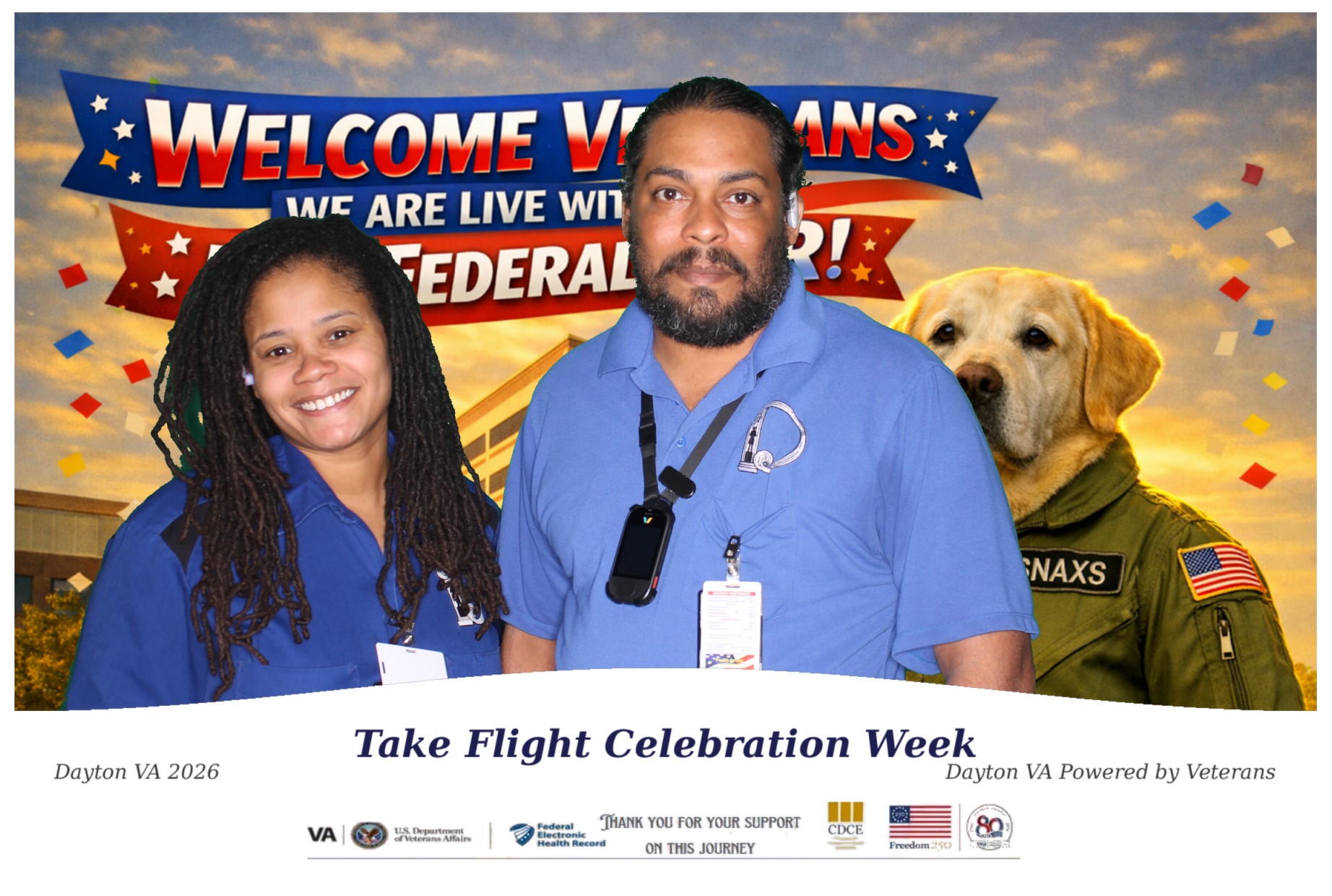 Dayton VAMC 2026 Take Flight Celebration Week | View more photos from the event at gallery.photoboothcincy.com/u/PhotoBoothCincy/Dayton-VAMC-2026-Take-Flight-Celebration-Week