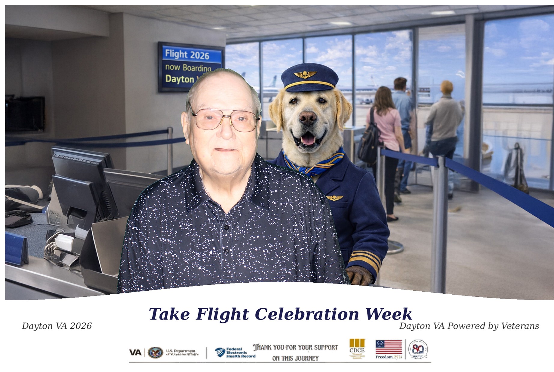 Dayton VAMC 2026 Take Flight Celebration Week | View more photos from the event at gallery.photoboothcincy.com/u/PhotoBoothCincy/Dayton-VAMC-2026-Take-Flight-Celebration-Week