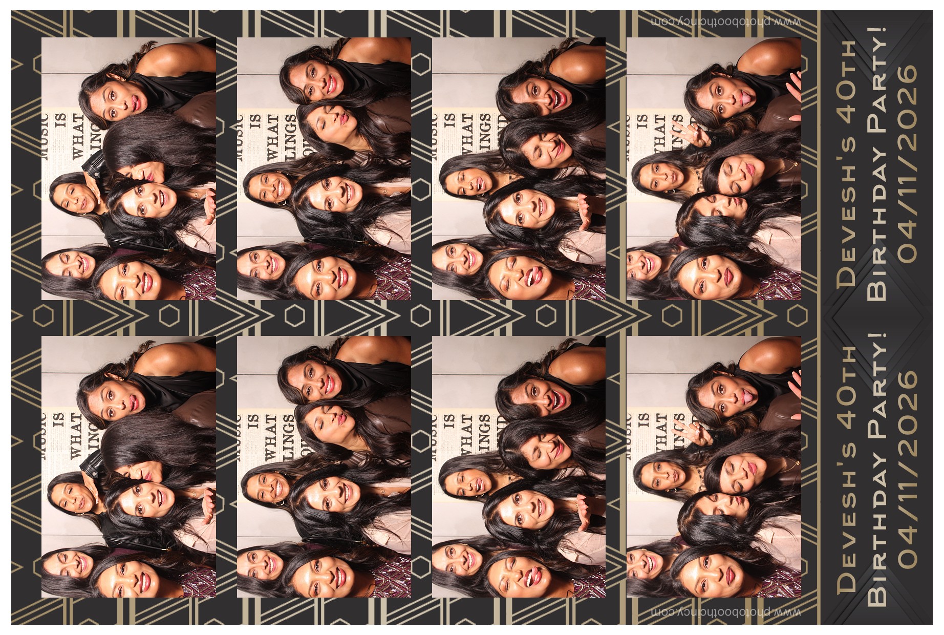Devesh's 40th Birthday Party!! | View more photos from the event at gallery.photoboothcincy.com/u/PhotoBoothCincy/Deveshs-40th-Birthday-Party