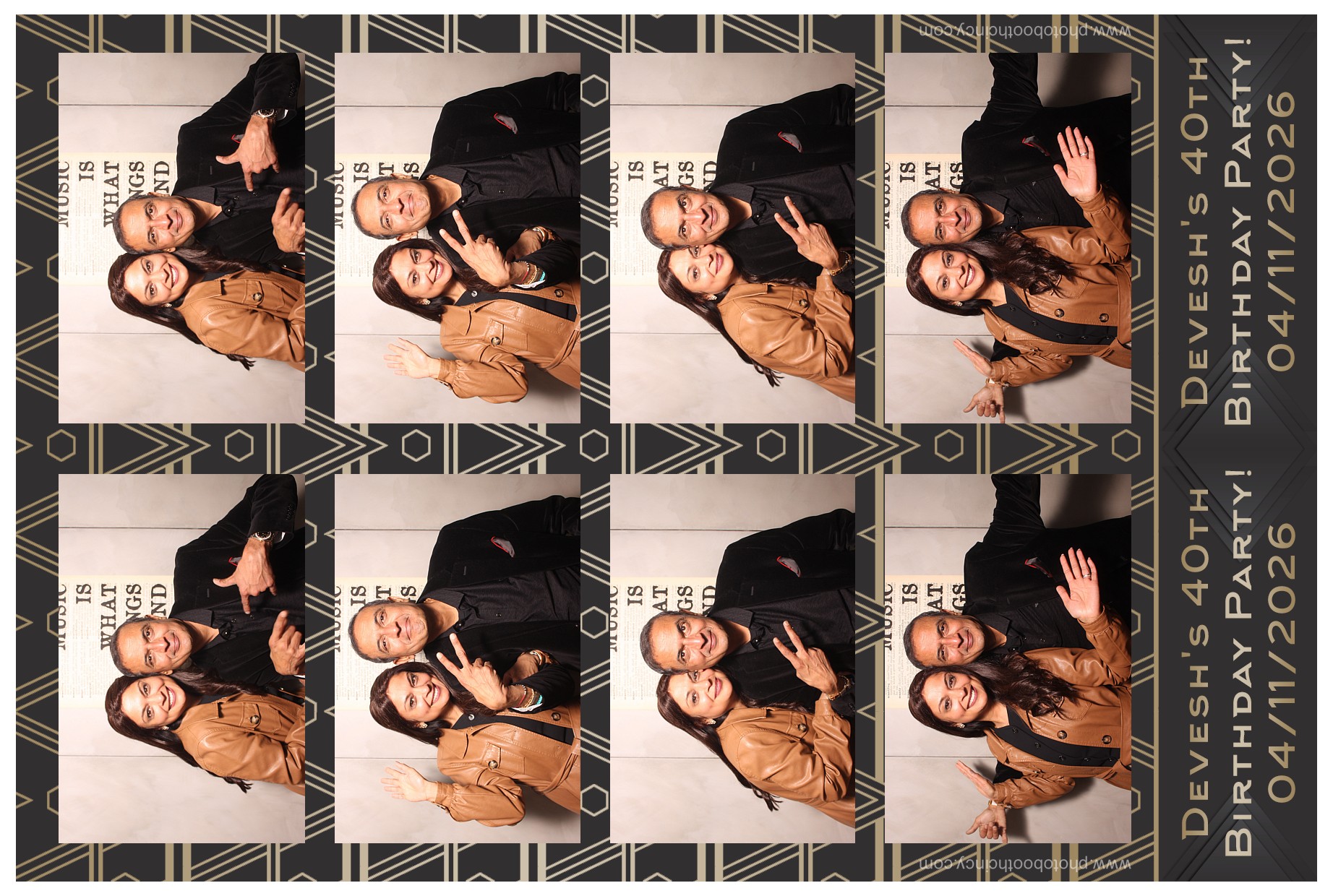 Devesh's 40th Birthday Party!! | View more photos from the event at gallery.photoboothcincy.com/u/PhotoBoothCincy/Deveshs-40th-Birthday-Party
