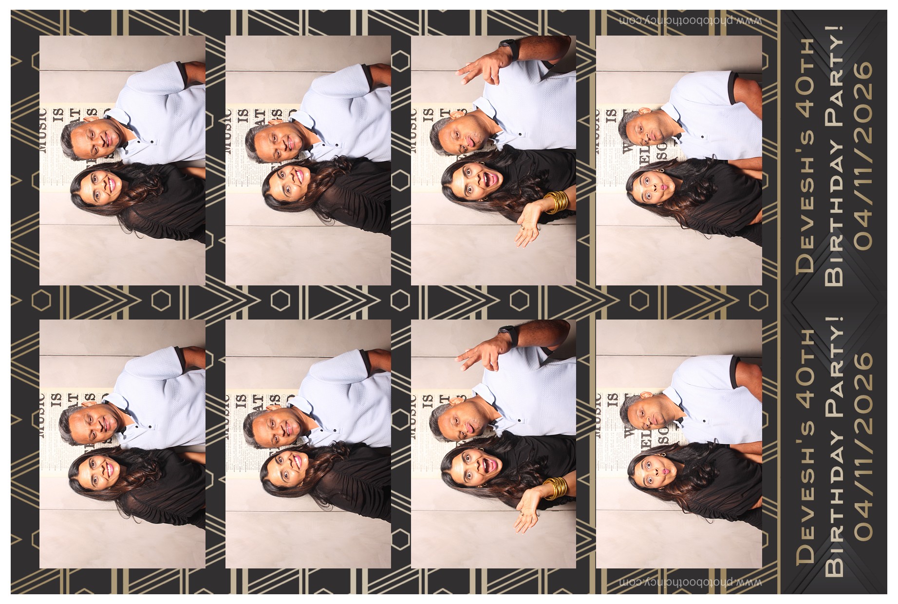Devesh's 40th Birthday Party!! | View more photos from the event at gallery.photoboothcincy.com/u/PhotoBoothCincy/Deveshs-40th-Birthday-Party