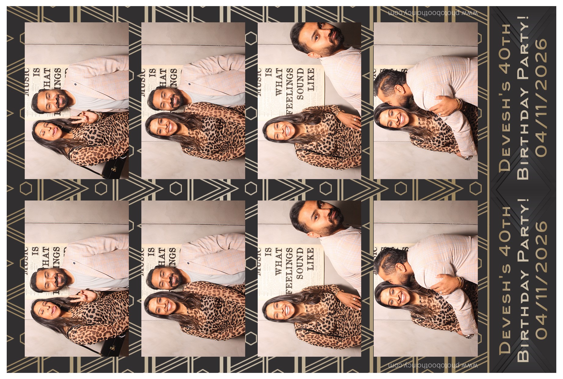 Devesh's 40th Birthday Party!! | View more photos from the event at gallery.photoboothcincy.com/u/PhotoBoothCincy/Deveshs-40th-Birthday-Party