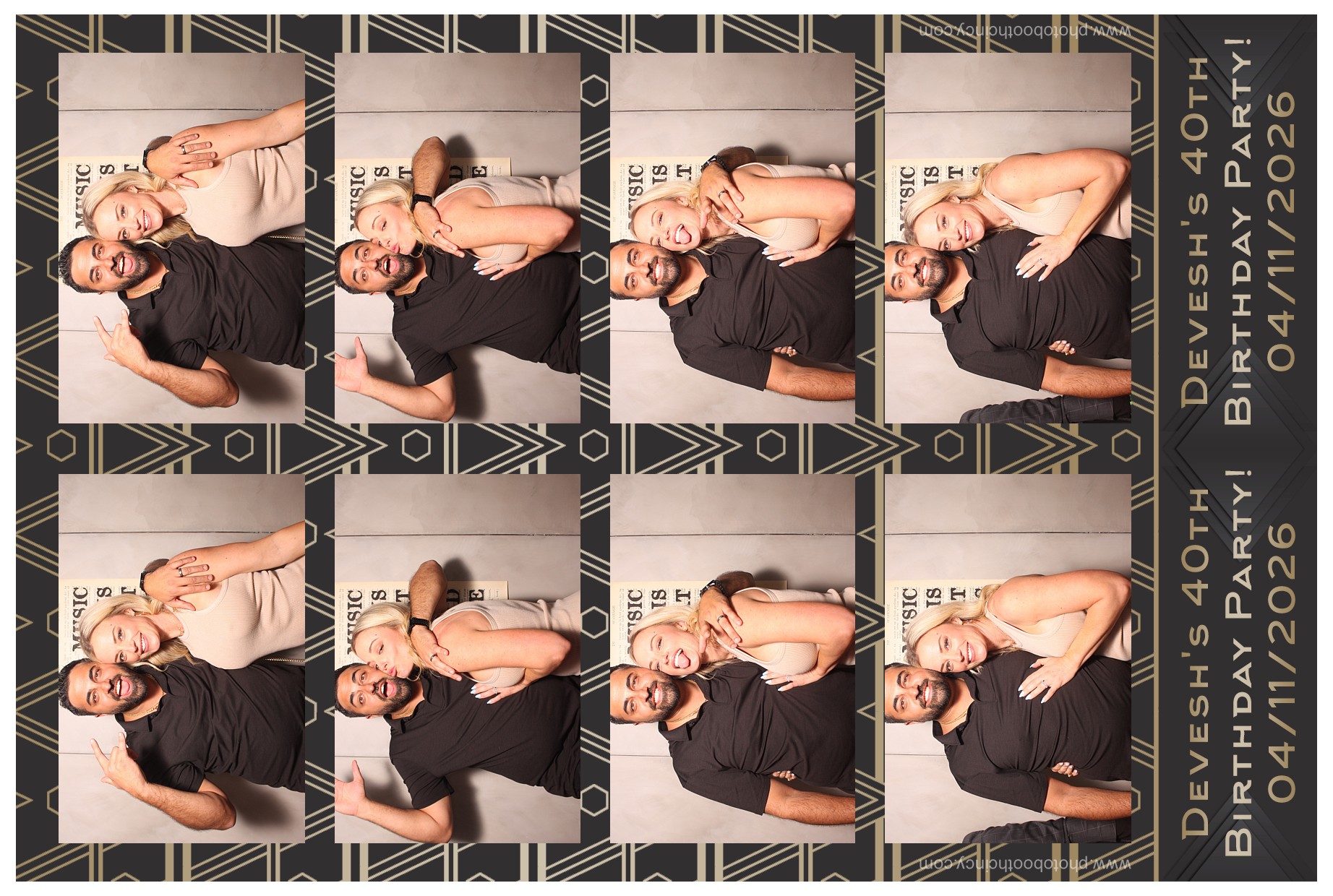 Devesh's 40th Birthday Party!! | View more photos from the event at gallery.photoboothcincy.com/u/PhotoBoothCincy/Deveshs-40th-Birthday-Party