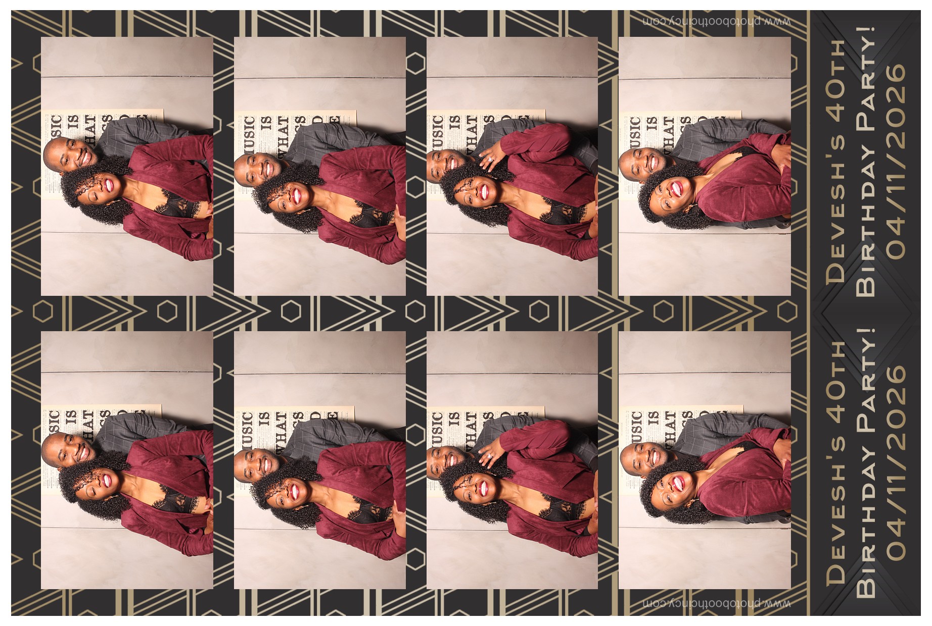 Devesh's 40th Birthday Party!! | View more photos from the event at gallery.photoboothcincy.com/u/PhotoBoothCincy/Deveshs-40th-Birthday-Party
