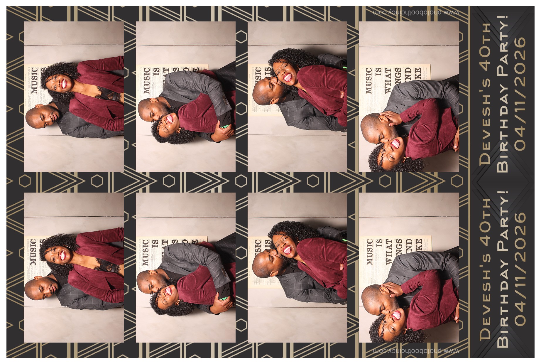Devesh's 40th Birthday Party!! | View more photos from the event at gallery.photoboothcincy.com/u/PhotoBoothCincy/Deveshs-40th-Birthday-Party