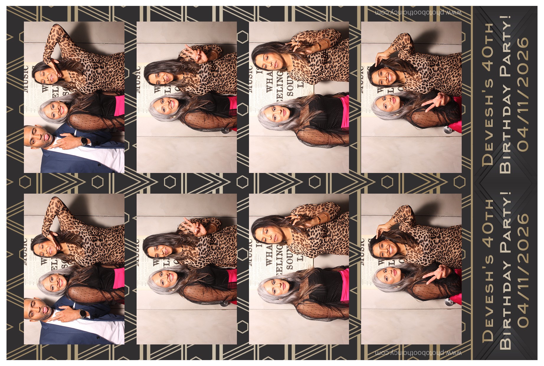 Devesh's 40th Birthday Party!! | View more photos from the event at gallery.photoboothcincy.com/u/PhotoBoothCincy/Deveshs-40th-Birthday-Party