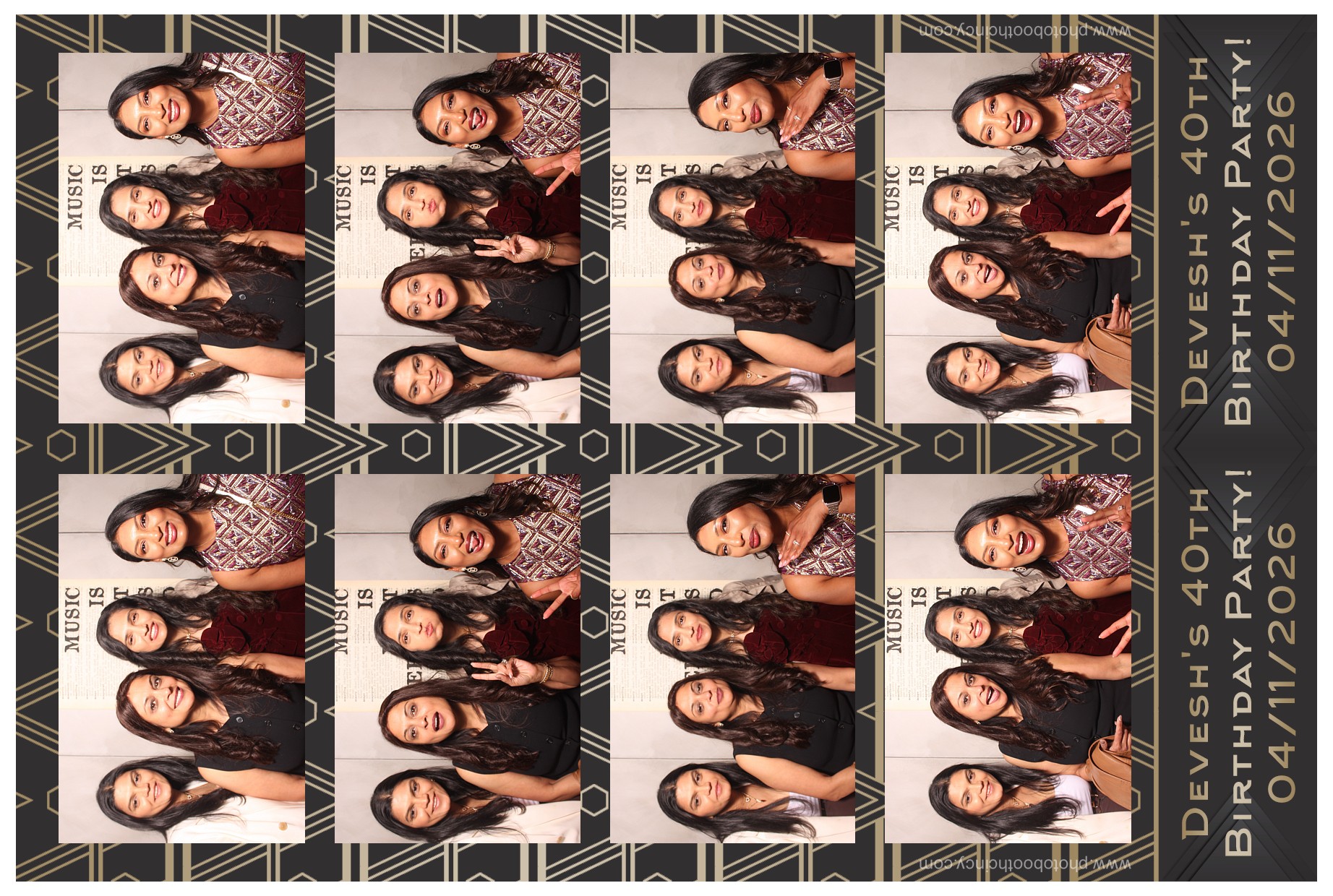 Devesh's 40th Birthday Party!! | View more photos from the event at gallery.photoboothcincy.com/u/PhotoBoothCincy/Deveshs-40th-Birthday-Party