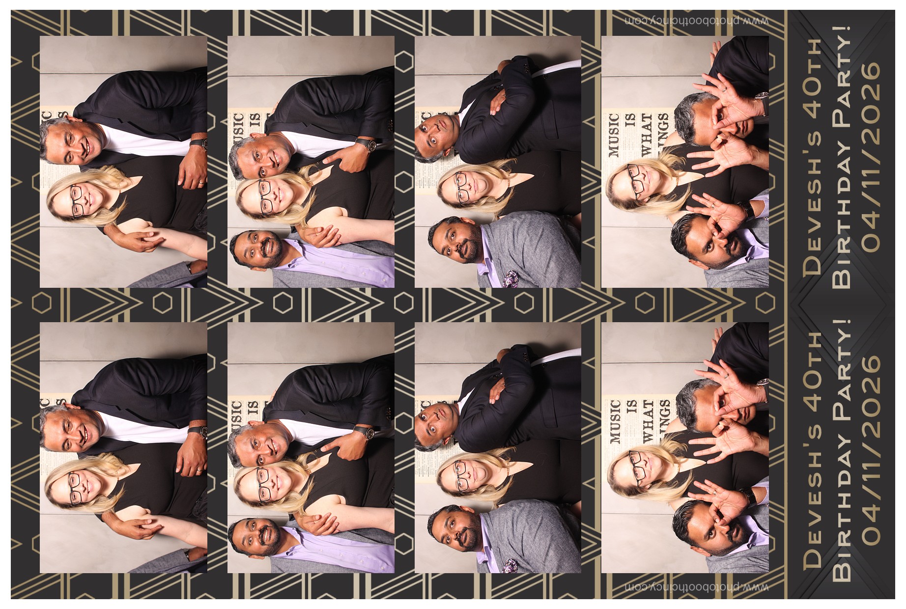 Devesh's 40th Birthday Party!! | View more photos from the event at gallery.photoboothcincy.com/u/PhotoBoothCincy/Deveshs-40th-Birthday-Party