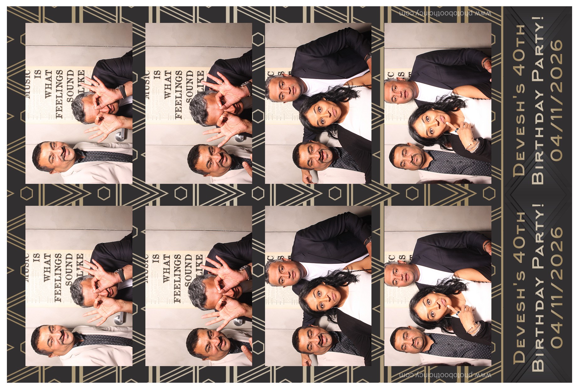 Devesh's 40th Birthday Party!! | View more photos from the event at gallery.photoboothcincy.com/u/PhotoBoothCincy/Deveshs-40th-Birthday-Party