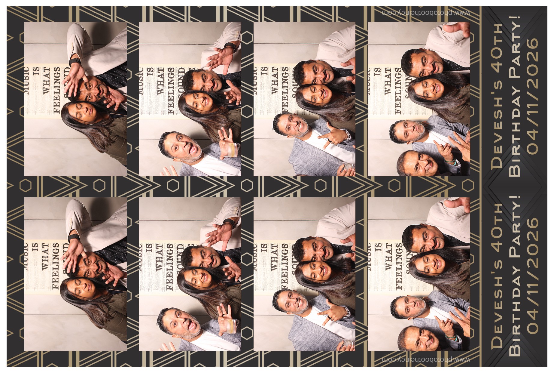 Devesh's 40th Birthday Party!! | View more photos from the event at gallery.photoboothcincy.com/u/PhotoBoothCincy/Deveshs-40th-Birthday-Party