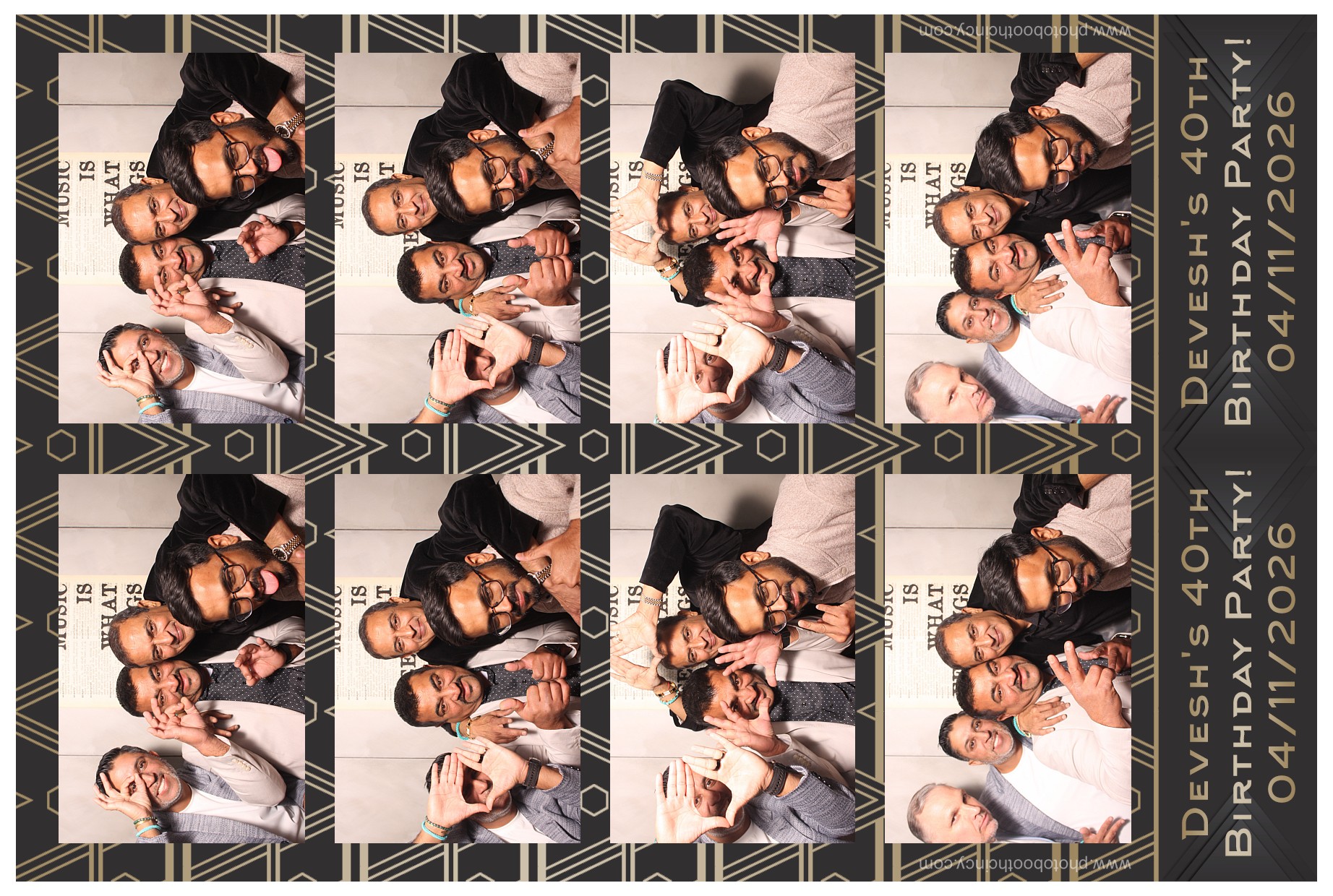 Devesh's 40th Birthday Party!! | View more photos from the event at gallery.photoboothcincy.com/u/PhotoBoothCincy/Deveshs-40th-Birthday-Party