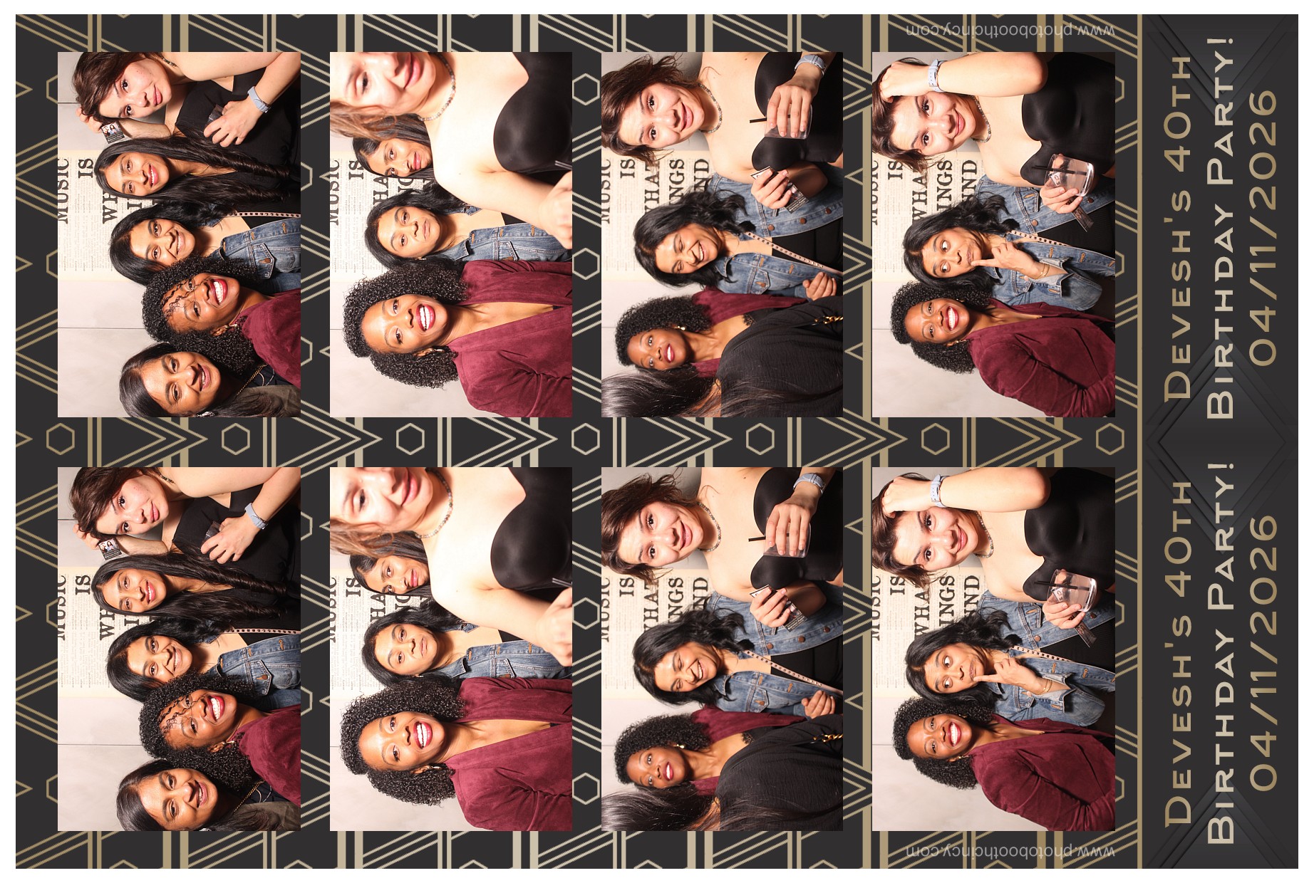 Devesh's 40th Birthday Party!! | View more photos from the event at gallery.photoboothcincy.com/u/PhotoBoothCincy/Deveshs-40th-Birthday-Party
