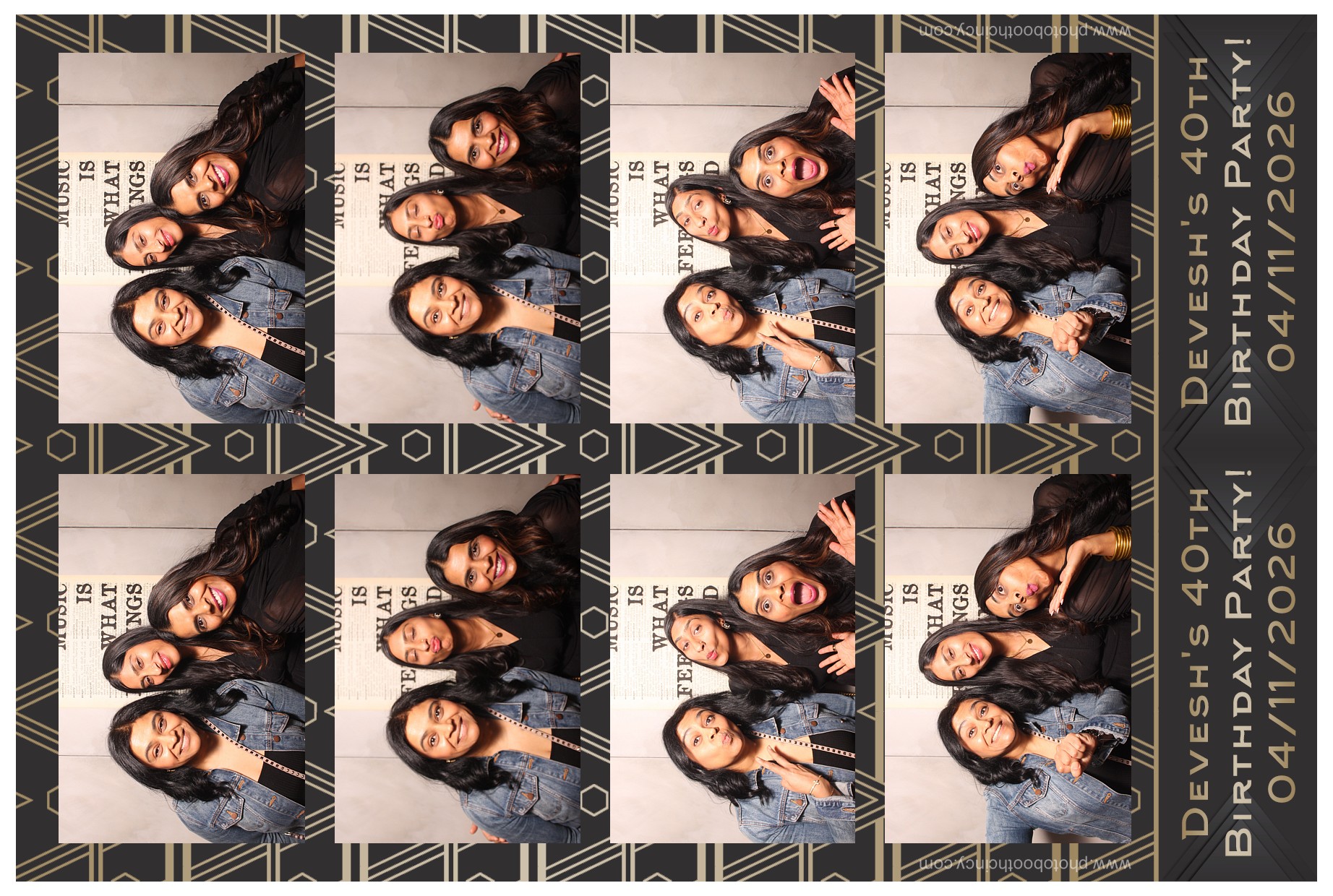 Devesh's 40th Birthday Party!! | View more photos from the event at gallery.photoboothcincy.com/u/PhotoBoothCincy/Deveshs-40th-Birthday-Party
