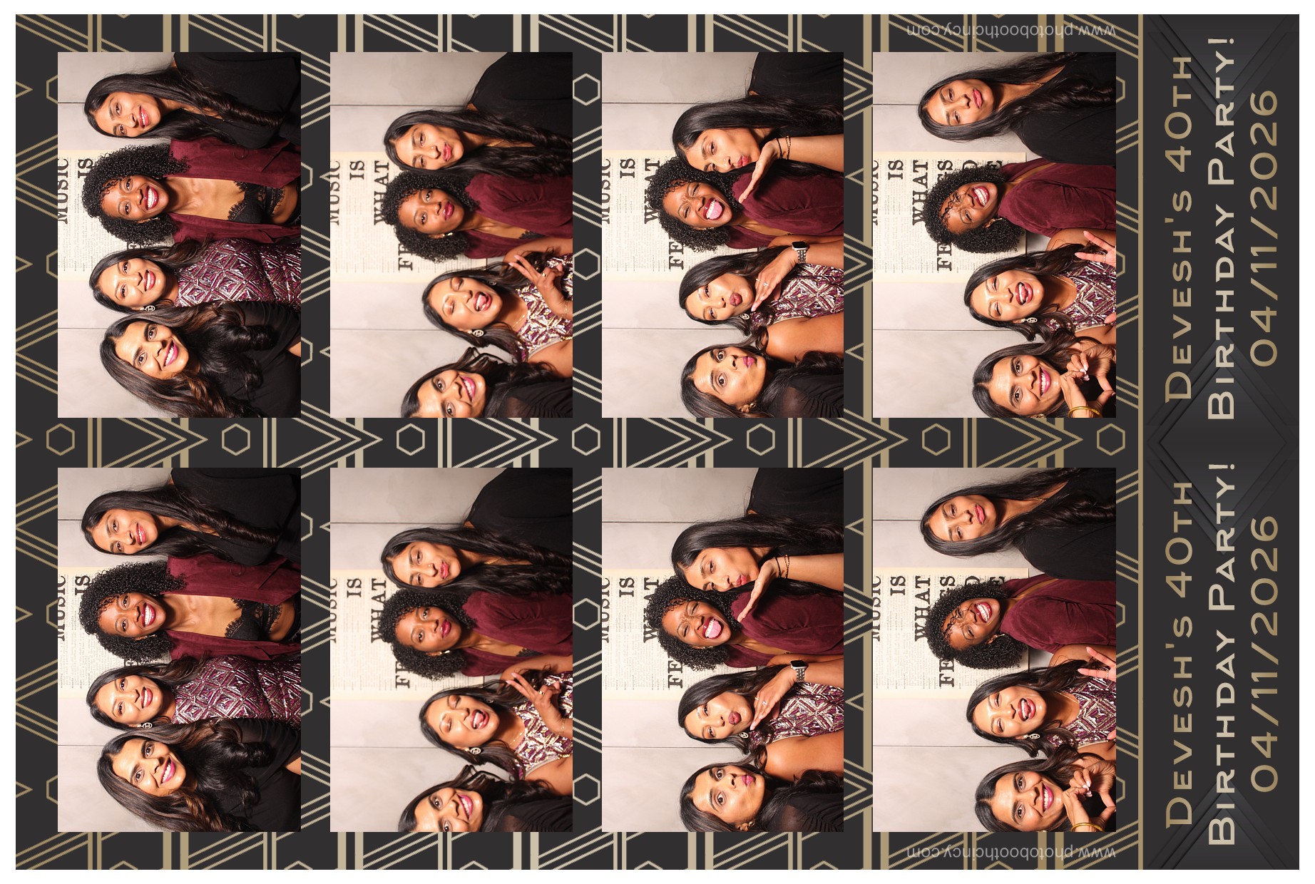 Devesh's 40th Birthday Party!! | View more photos from the event at gallery.photoboothcincy.com/u/PhotoBoothCincy/Deveshs-40th-Birthday-Party