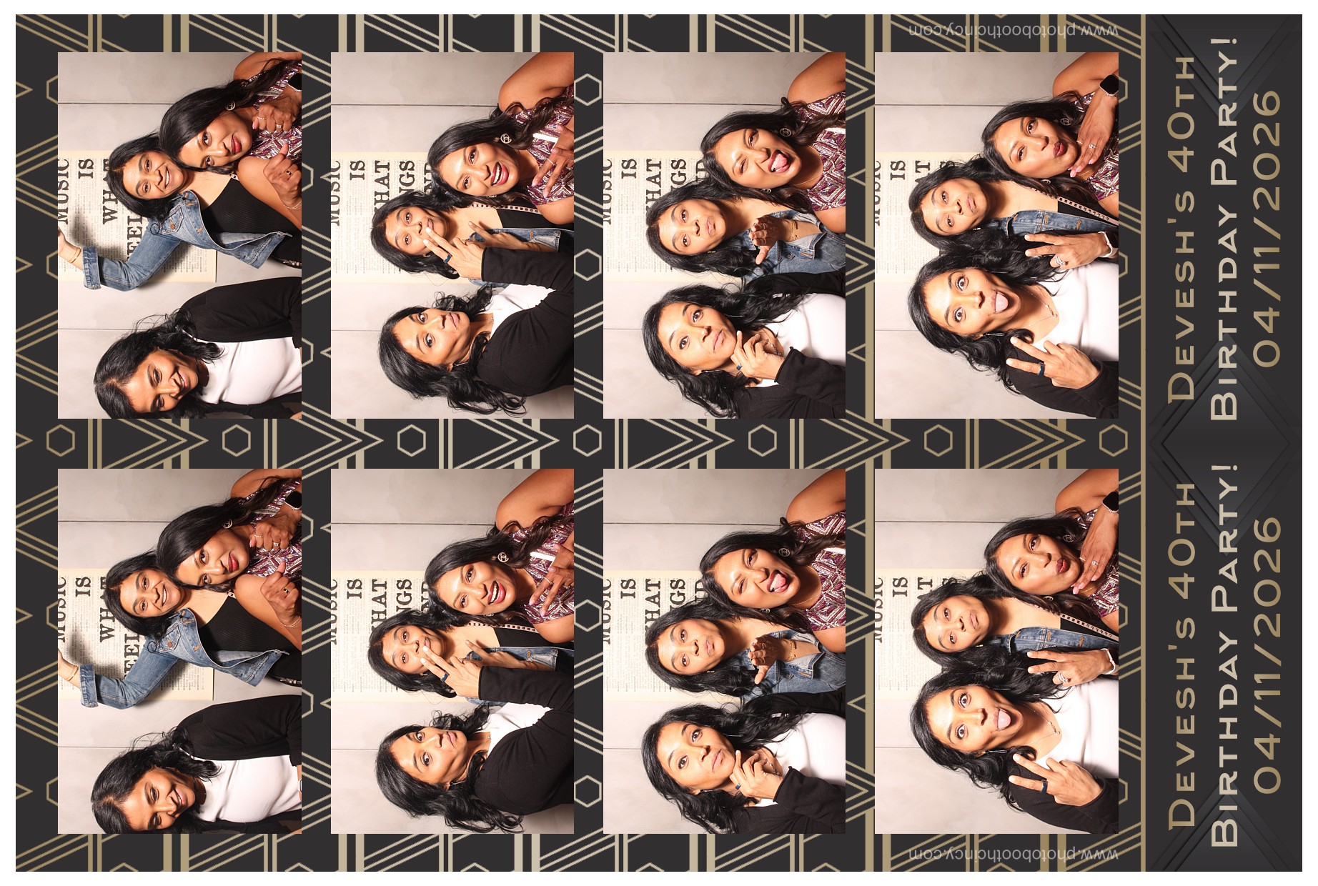 Devesh's 40th Birthday Party!! | View more photos from the event at gallery.photoboothcincy.com/u/PhotoBoothCincy/Deveshs-40th-Birthday-Party