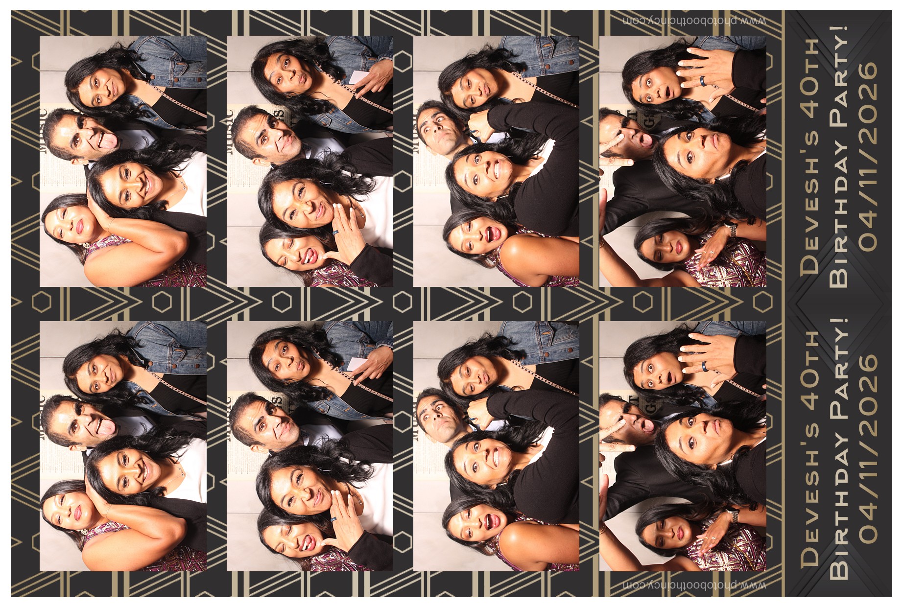 Devesh's 40th Birthday Party!! | View more photos from the event at gallery.photoboothcincy.com/u/PhotoBoothCincy/Deveshs-40th-Birthday-Party