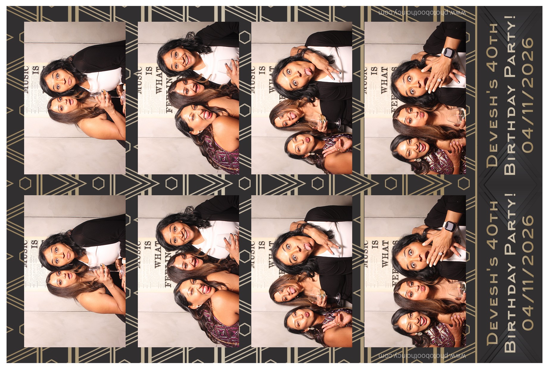 Devesh's 40th Birthday Party!! | View more photos from the event at gallery.photoboothcincy.com/u/PhotoBoothCincy/Deveshs-40th-Birthday-Party