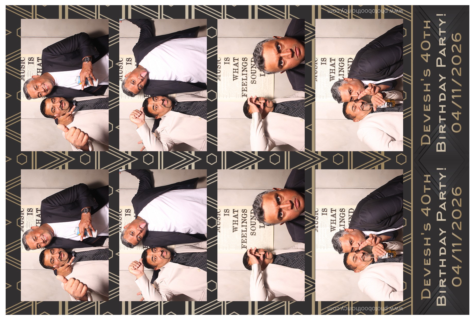 Devesh's 40th Birthday Party!! | View more photos from the event at gallery.photoboothcincy.com/u/PhotoBoothCincy/Deveshs-40th-Birthday-Party