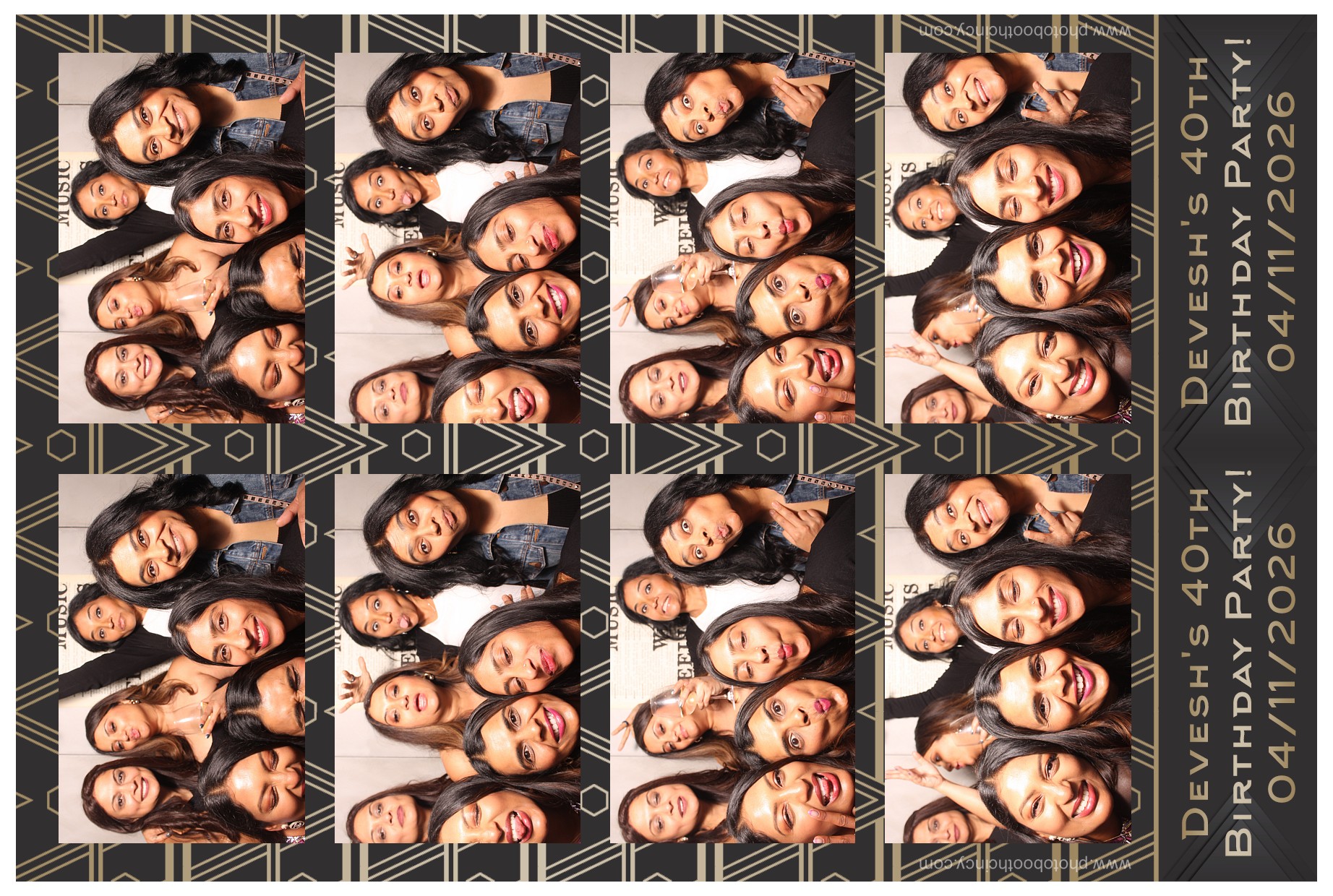 Devesh's 40th Birthday Party!! | View more photos from the event at gallery.photoboothcincy.com/u/PhotoBoothCincy/Deveshs-40th-Birthday-Party