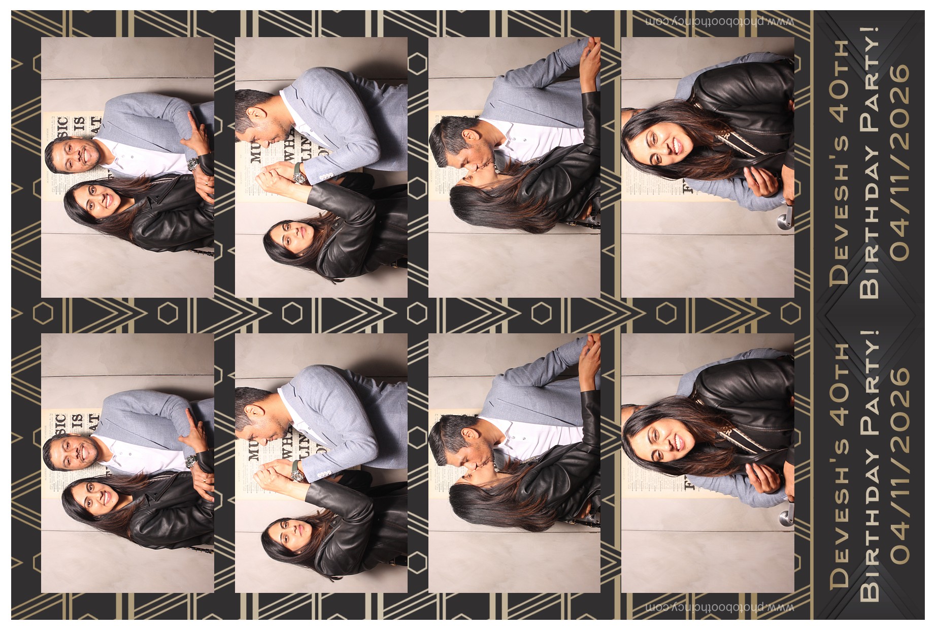 Devesh's 40th Birthday Party!! | View more photos from the event at gallery.photoboothcincy.com/u/PhotoBoothCincy/Deveshs-40th-Birthday-Party