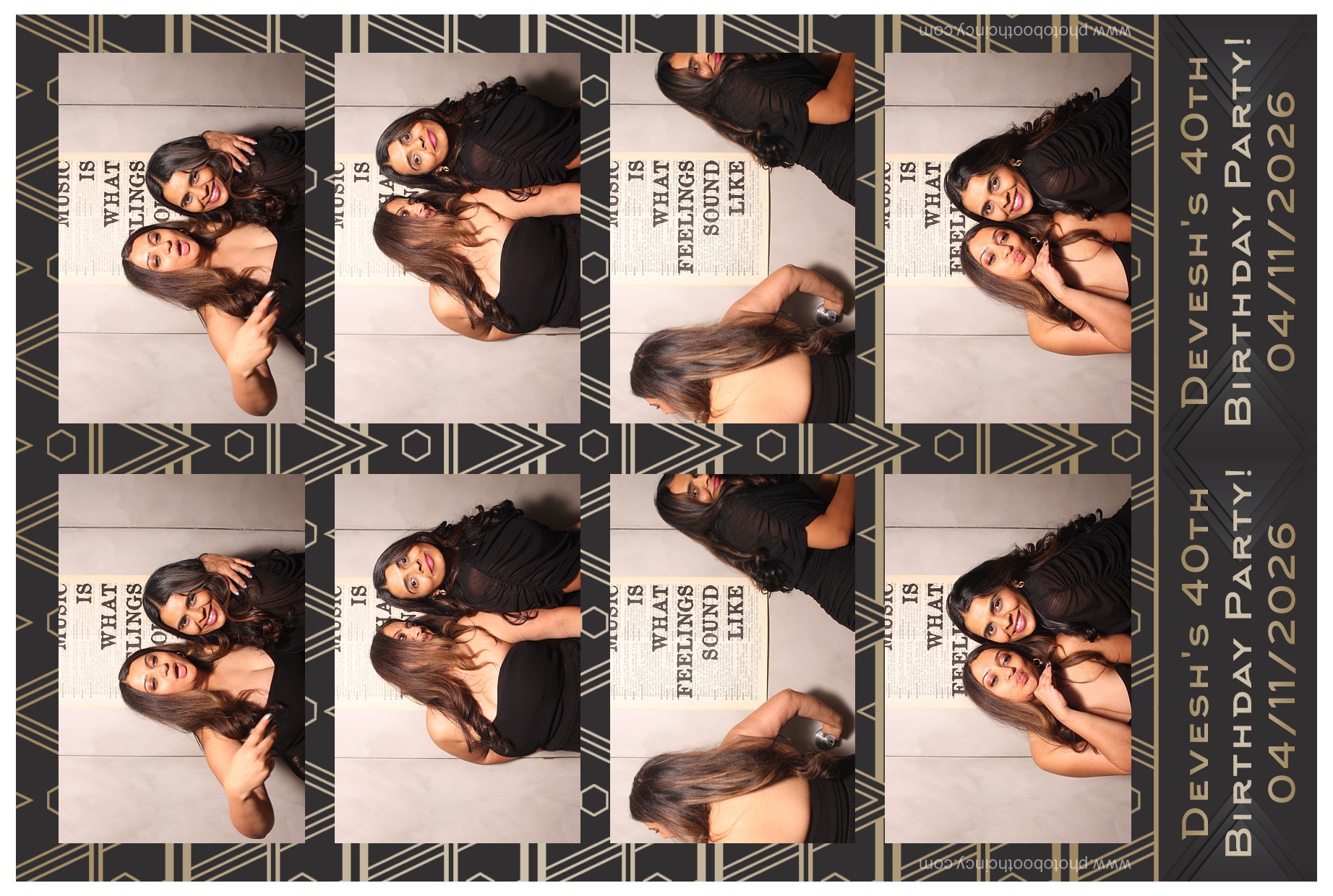 Devesh's 40th Birthday Party!! | View more photos from the event at gallery.photoboothcincy.com/u/PhotoBoothCincy/Deveshs-40th-Birthday-Party