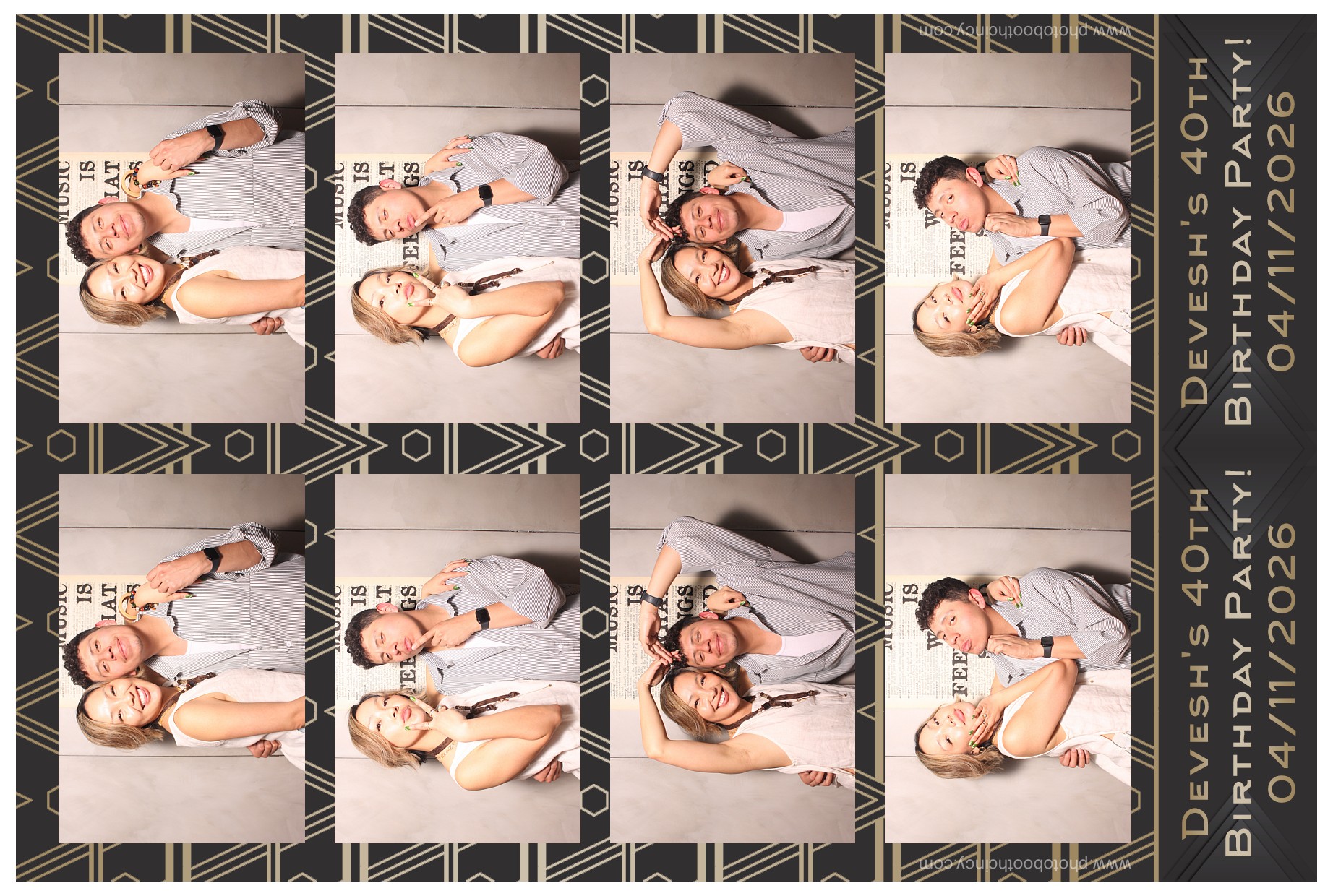 Devesh's 40th Birthday Party!! | View more photos from the event at gallery.photoboothcincy.com/u/PhotoBoothCincy/Deveshs-40th-Birthday-Party