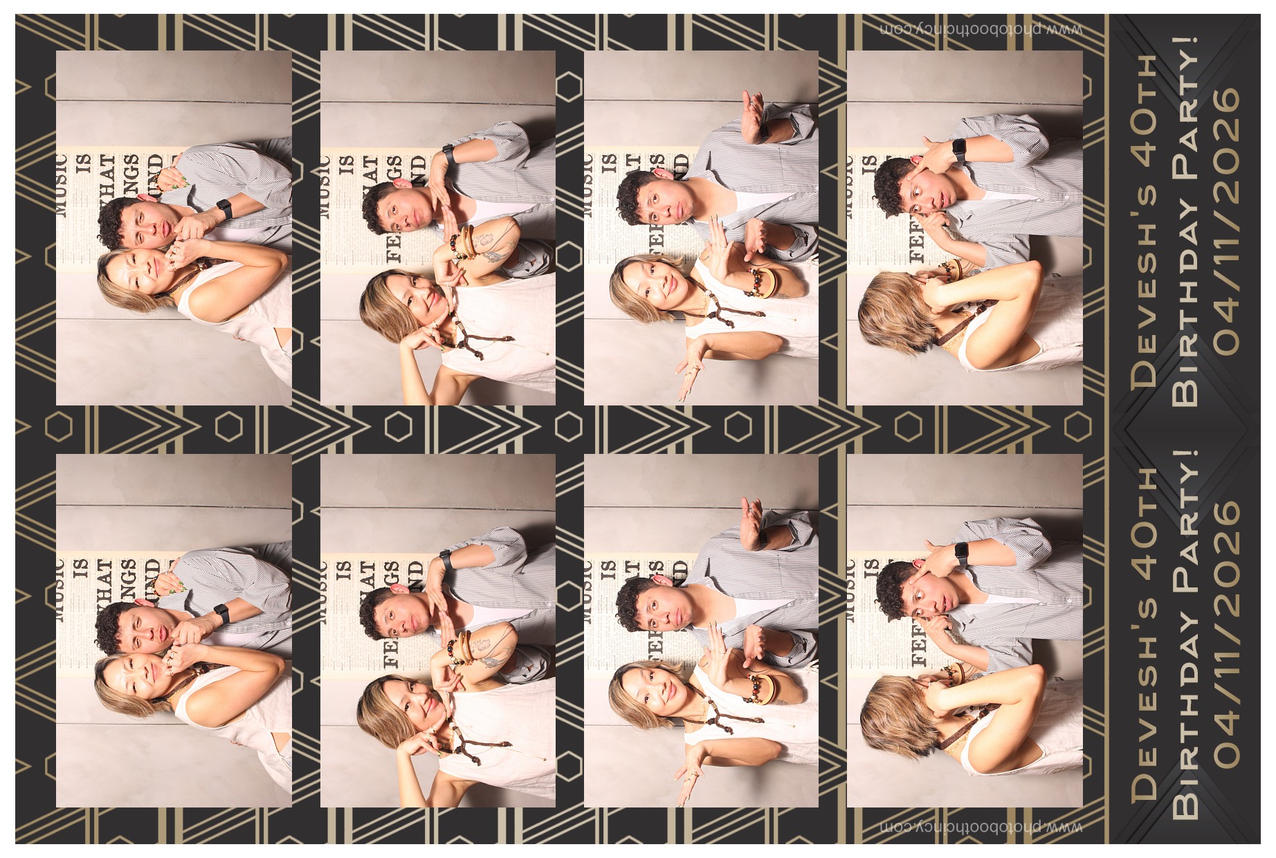 Devesh's 40th Birthday Party!! | View more photos from the event at gallery.photoboothcincy.com/u/PhotoBoothCincy/Deveshs-40th-Birthday-Party