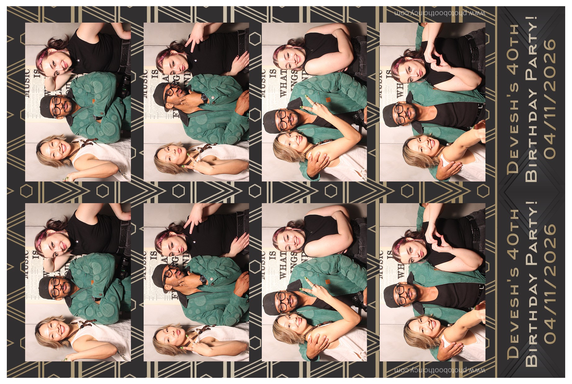 Devesh's 40th Birthday Party!! | View more photos from the event at gallery.photoboothcincy.com/u/PhotoBoothCincy/Deveshs-40th-Birthday-Party