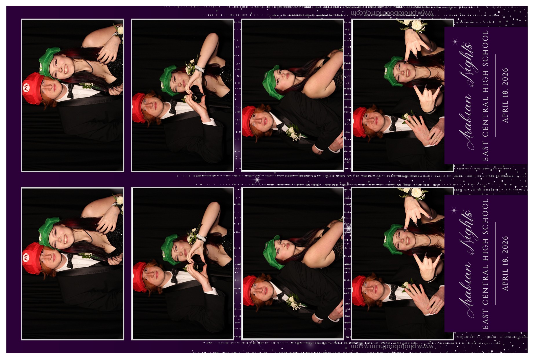 East Central High School Prom | View more photos from the event at gallery.photoboothcincy.com/u/PhotoBoothCincy/East-Central-High-School-Prom