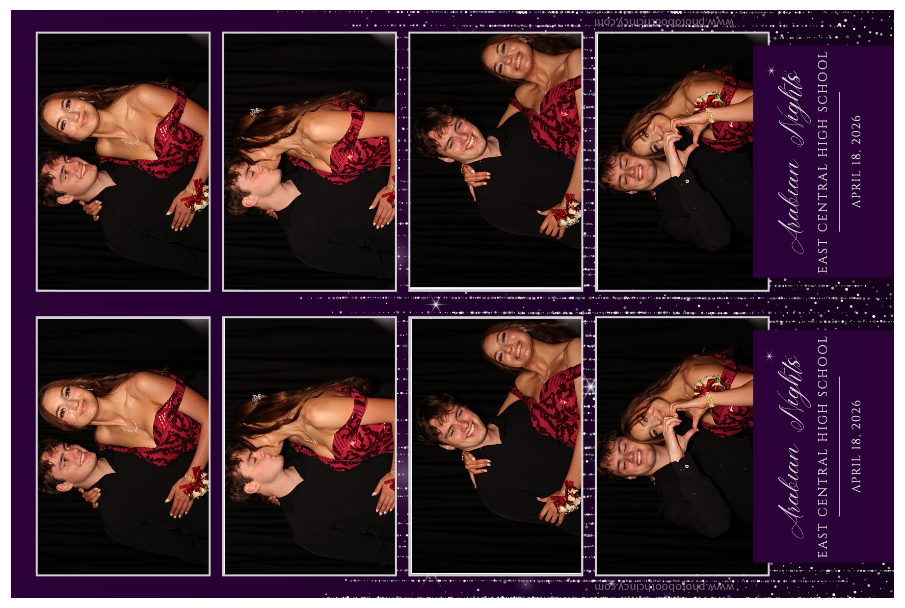 East Central High School Prom | View more photos from the event at gallery.photoboothcincy.com/u/PhotoBoothCincy/East-Central-High-School-Prom