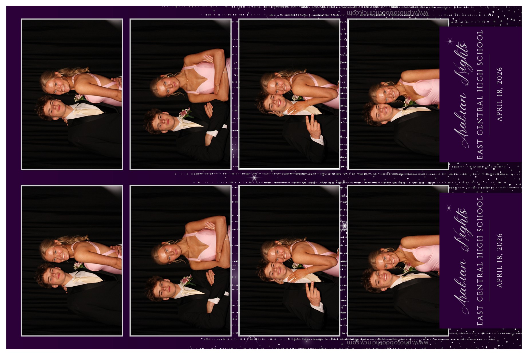 East Central High School Prom | View more photos from the event at gallery.photoboothcincy.com/u/PhotoBoothCincy/East-Central-High-School-Prom