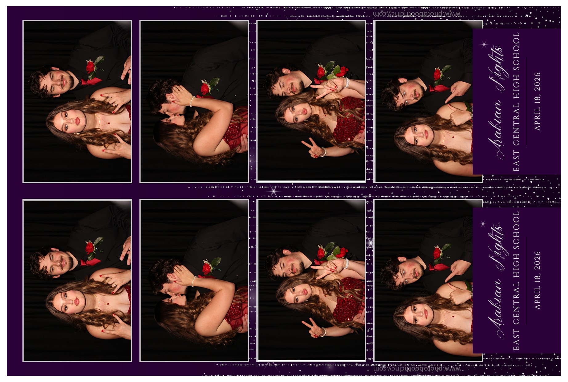 East Central High School Prom | View more photos from the event at gallery.photoboothcincy.com/u/PhotoBoothCincy/East-Central-High-School-Prom