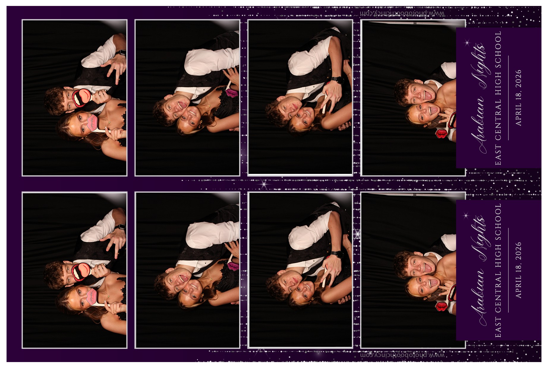 East Central High School Prom | View more photos from the event at gallery.photoboothcincy.com/u/PhotoBoothCincy/East-Central-High-School-Prom