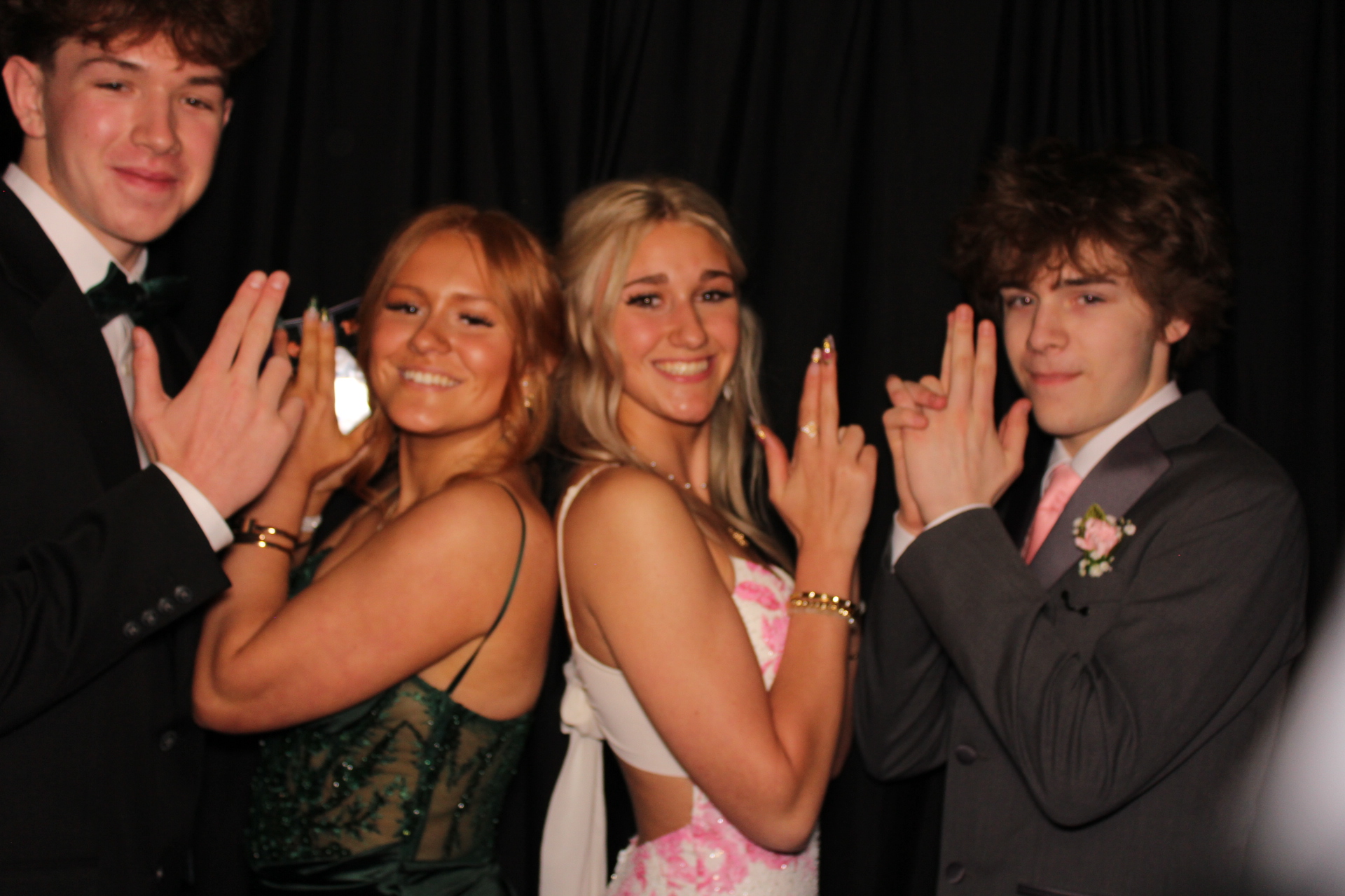 East Central High School Prom | View more photos from the event at gallery.photoboothcincy.com/u/PhotoBoothCincy/East-Central-High-School-Prom