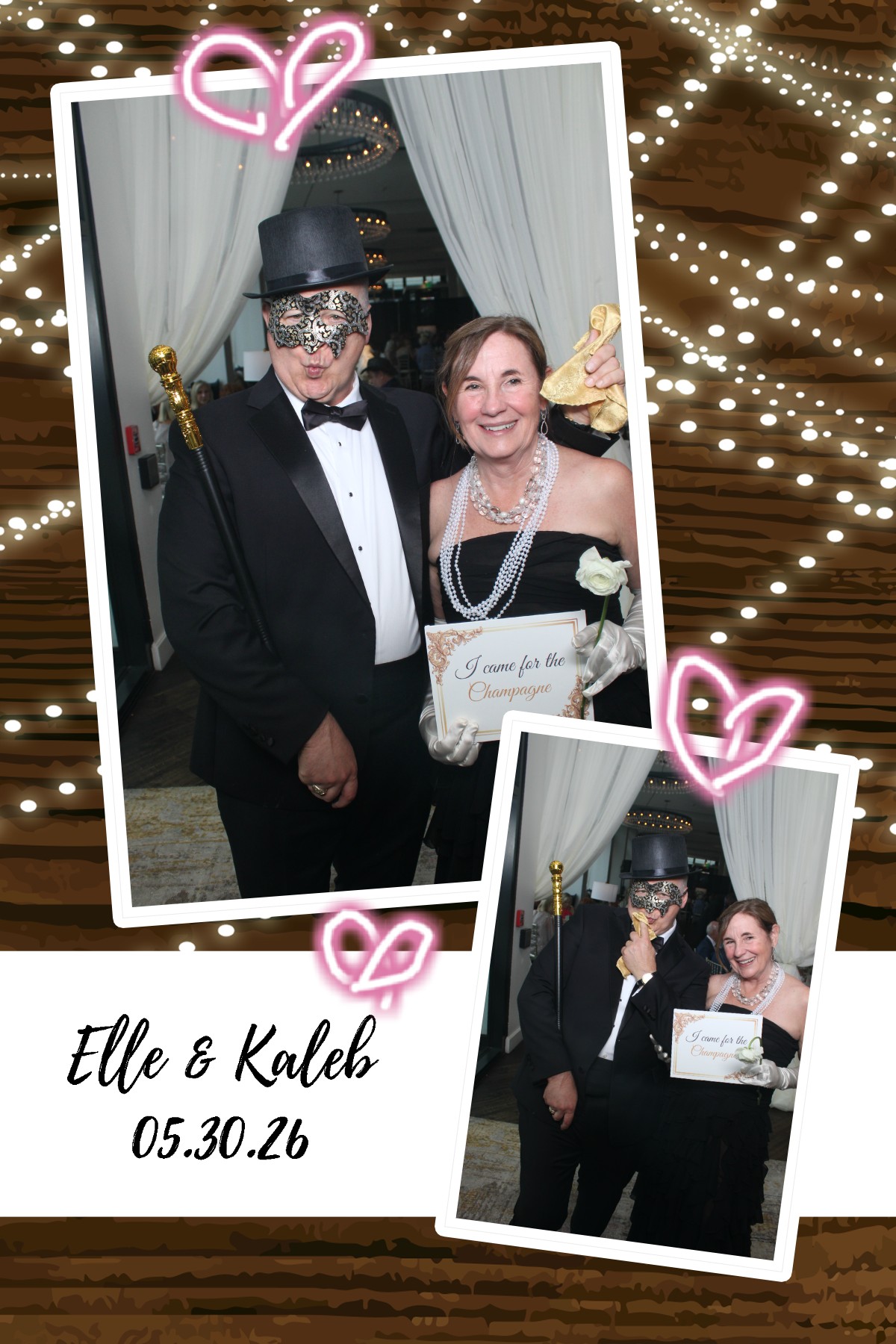 Elle & Kaleb | View more photos from the event at gallery.photoboothcincy.com/u/PhotoBoothCincy/Elle-Kaleb