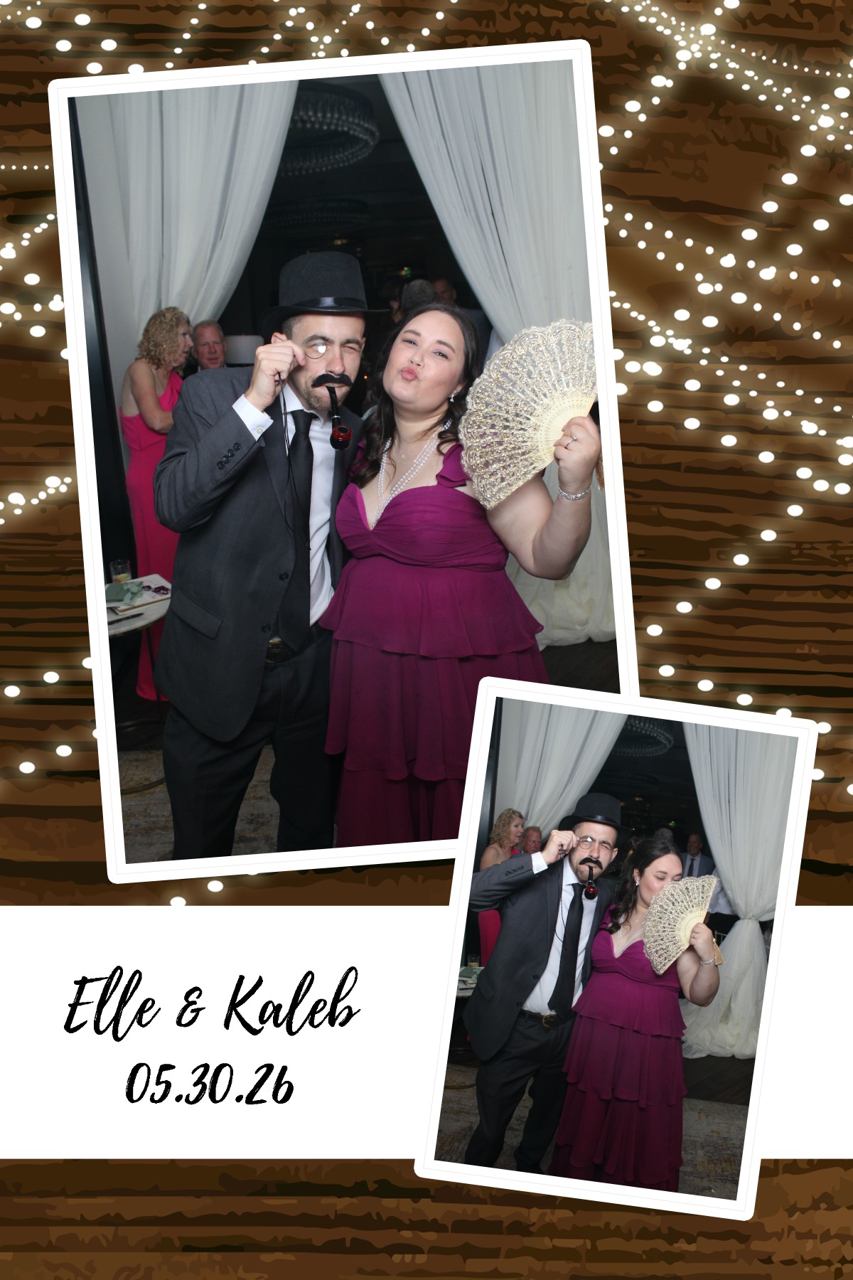 Elle & Kaleb | View more photos from the event at gallery.photoboothcincy.com/u/PhotoBoothCincy/Elle-Kaleb