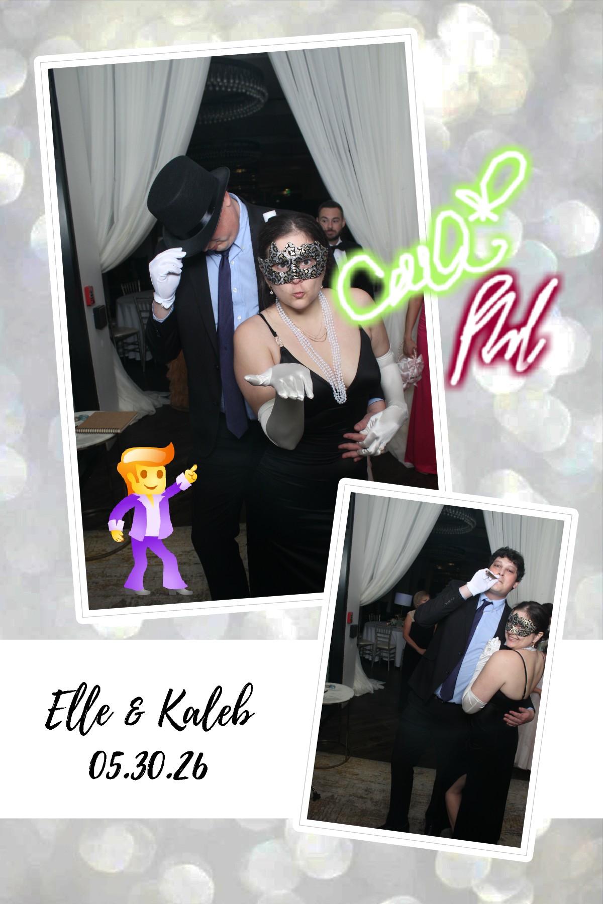 Elle & Kaleb | View more photos from the event at gallery.photoboothcincy.com/u/PhotoBoothCincy/Elle-Kaleb