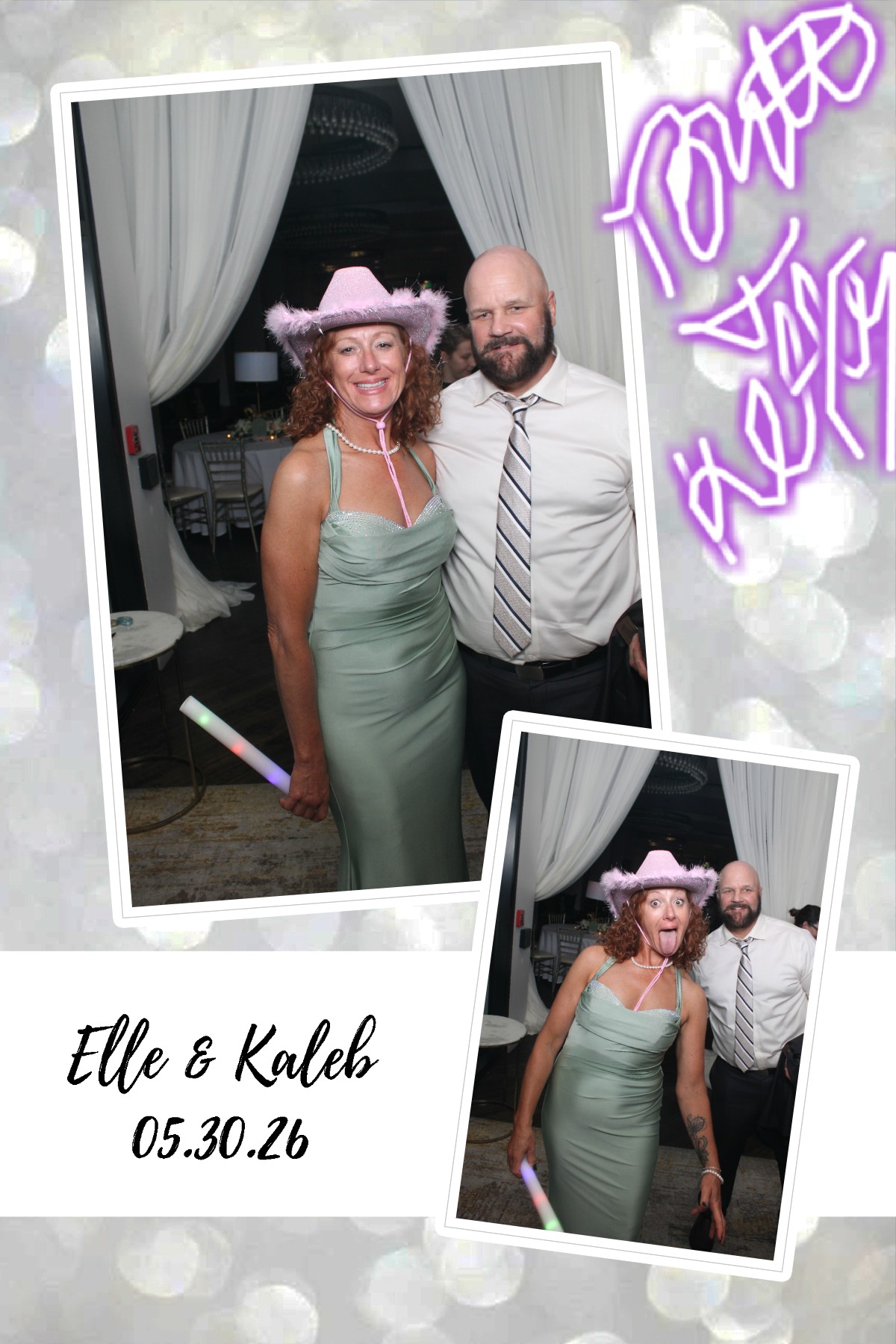 Elle & Kaleb | View more photos from the event at gallery.photoboothcincy.com/u/PhotoBoothCincy/Elle-Kaleb