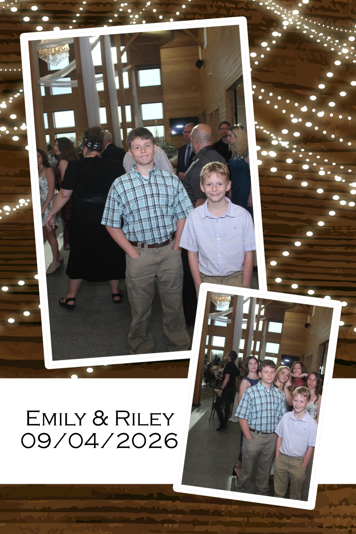 Emily & Riley | View more photos from the event at gallery.photoboothcincy.com/u/PhotoBoothCincy/Emily-Riley